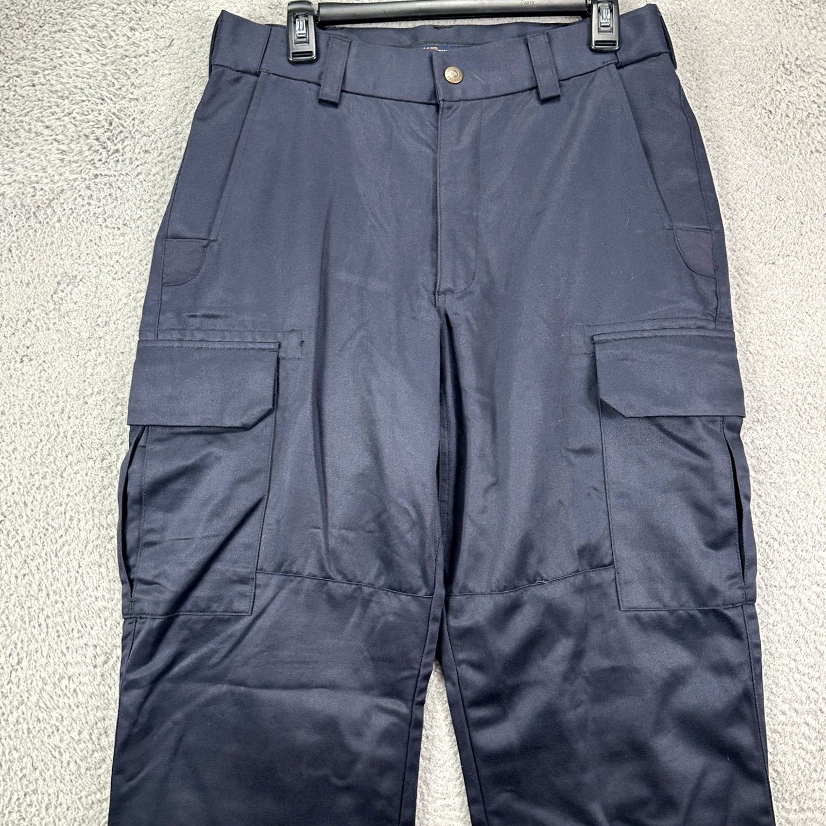 Vintage VINTAGE 5.11 Tactical Men Cargo Pants 32X32 Dark Blue Military Pocket Straight Workwear Size US 32 / EU 48 - 3 Thumbnail