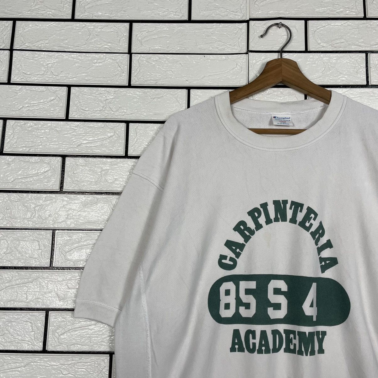 Champion Champion Reverse Weave Carpenteria Short Sleeve Sweatshirt Size US L / EU 52-54 / 3 - 6 Thumbnail