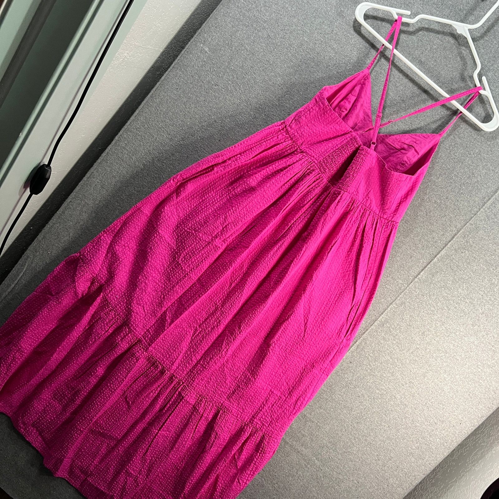 Other Destination 365 Regular Seersucker Maxi Dress Size S / US 4 / IT 40 - 2 Thumbnail