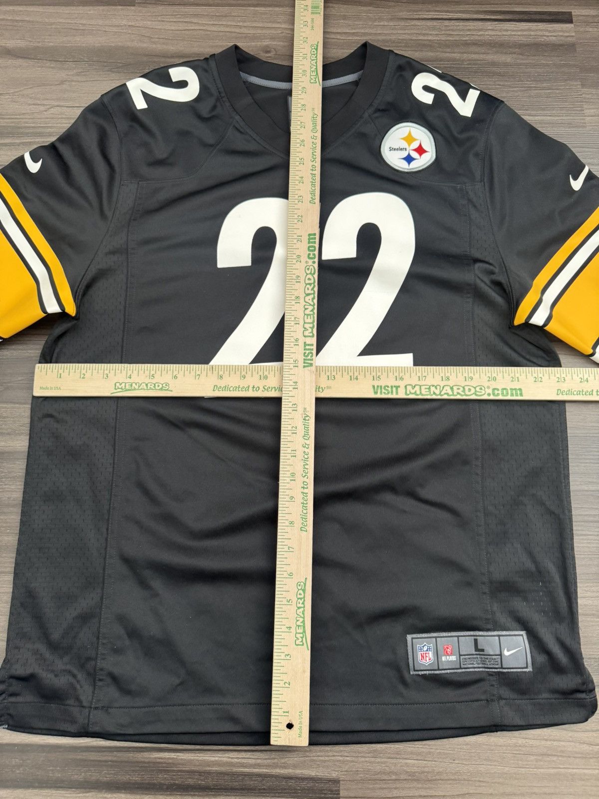 Nike Pittsburgh Steelers Najee Harris 22 NFL On Field Game Jersey Size US L / EU 52-54 / 3 - 7 Thumbnail