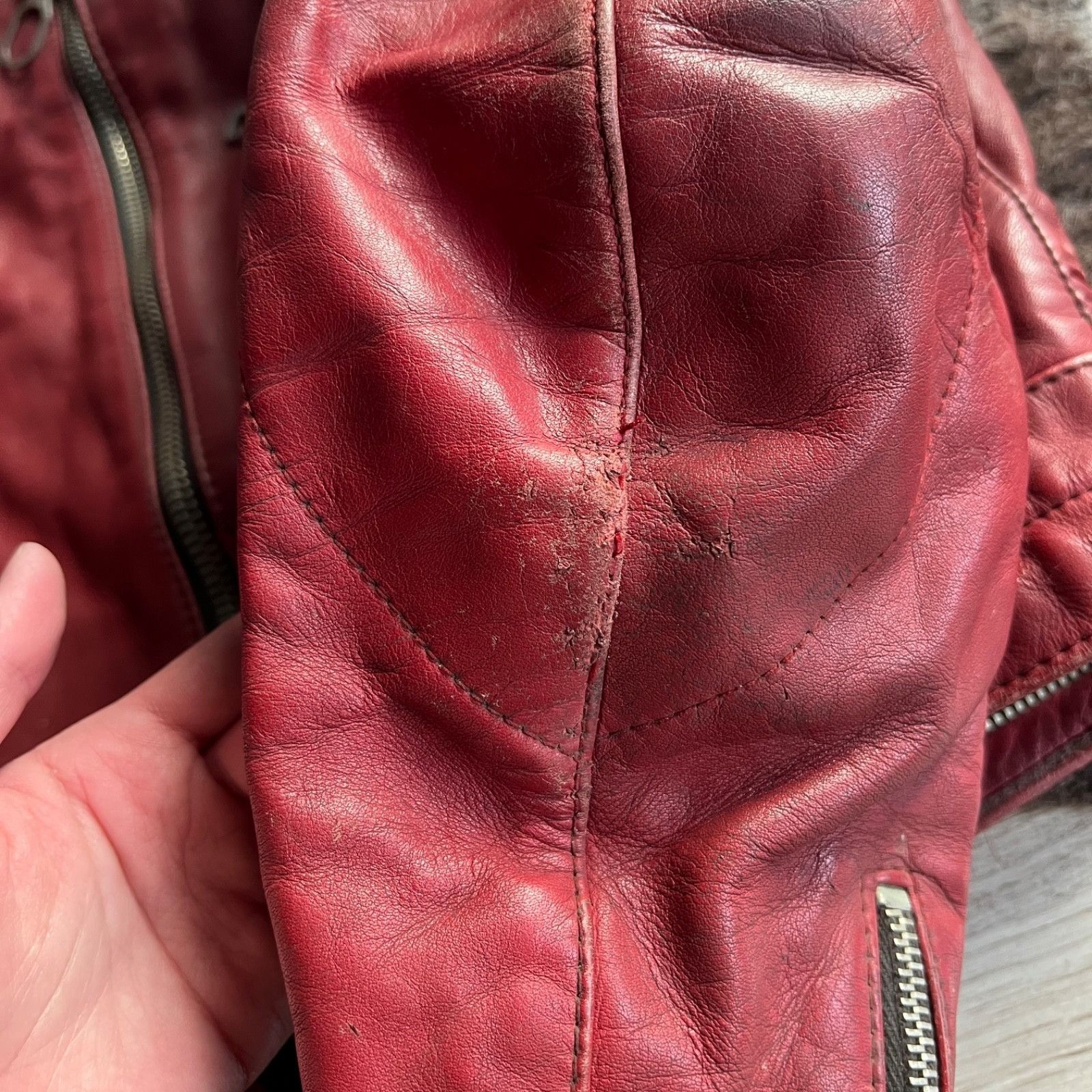 Genuine Leather Harro Vintage 70s Leather Motorcycle Jacket 9779AC Size US M / EU 48-50 / 2 - 10 Thumbnail