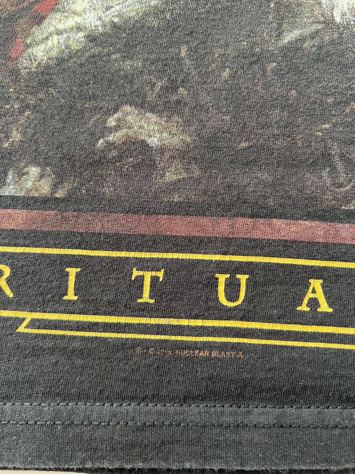 Band Tees Vintage 2019 Soulfly Ritual Metal Band Black T-shirt Size US M / EU 48-50 / 2 - 10 Thumbnail