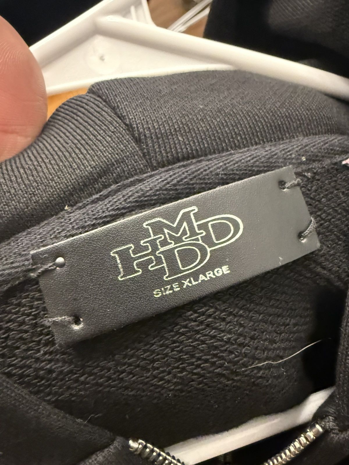 HMDD HMDD Lisbon Zip Up Black Pink Hoodie Size XL Size US XL / EU 56 / 4 - 10 Thumbnail