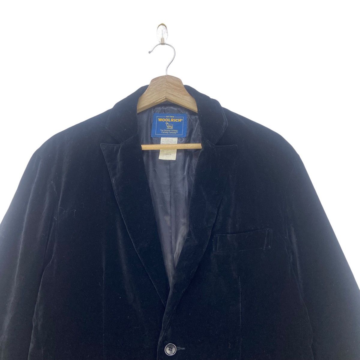 Woolrich Woolen Mills Woolrich Black Velvet Jacket Coat Size US S / EU 44-46 / 1 - 6 Thumbnail