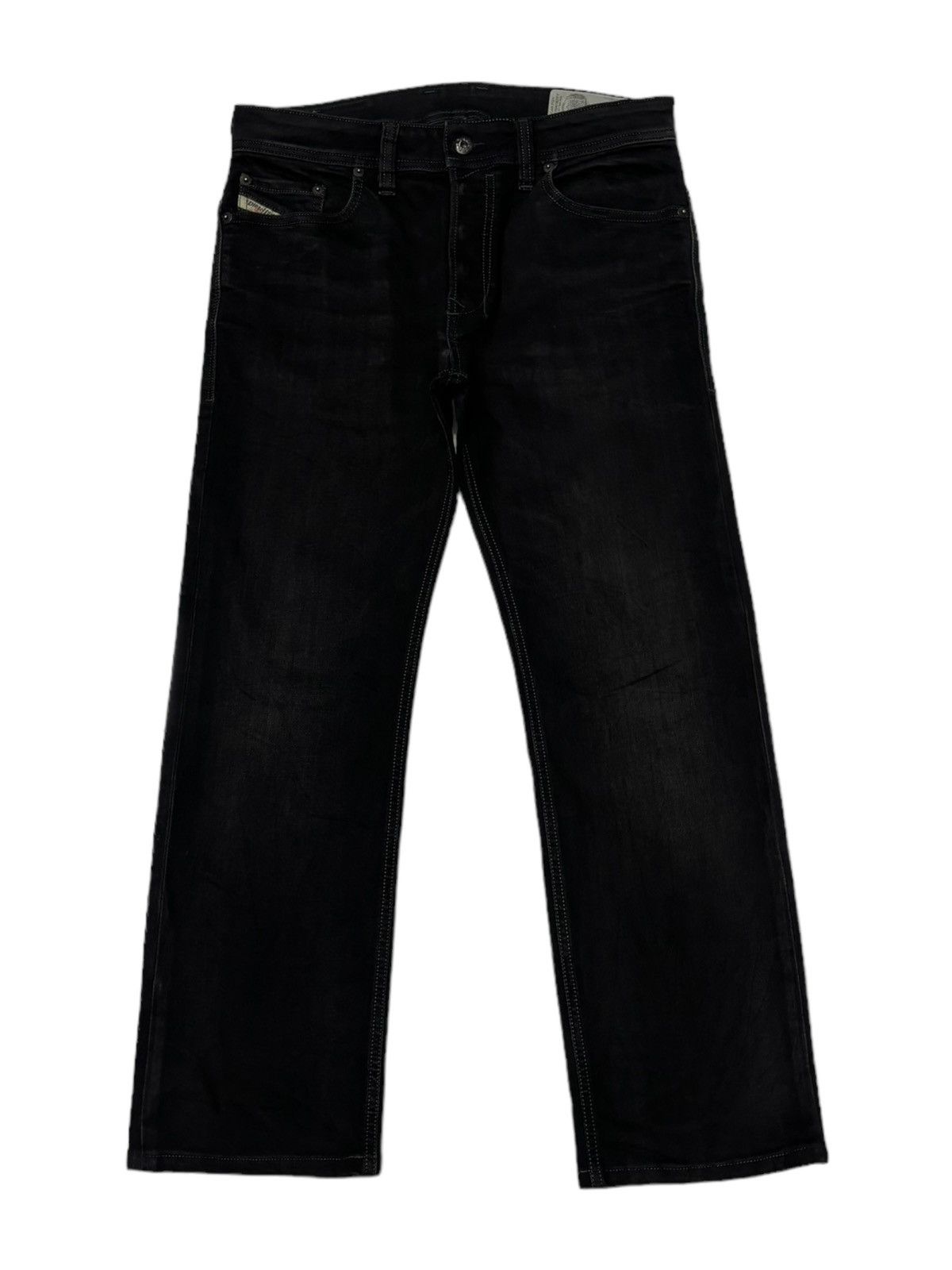 Diesel × Jean DIESEL BLACK DENIM JEANS Size 30" / US 8 / IT 44 - 1 Thumbnail