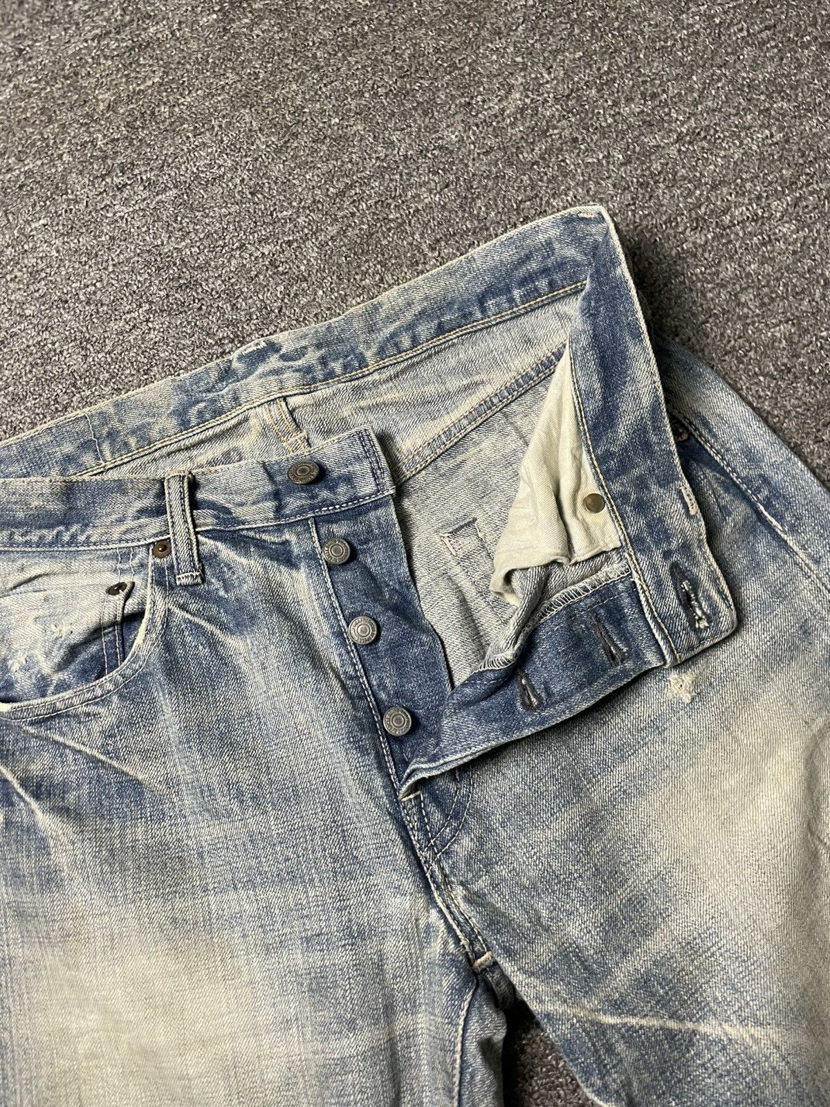 Japanese Brand × Vintage SPELL BOUND Straight Cut Jeans (91) Size US 30 / EU 46 - 10 Thumbnail