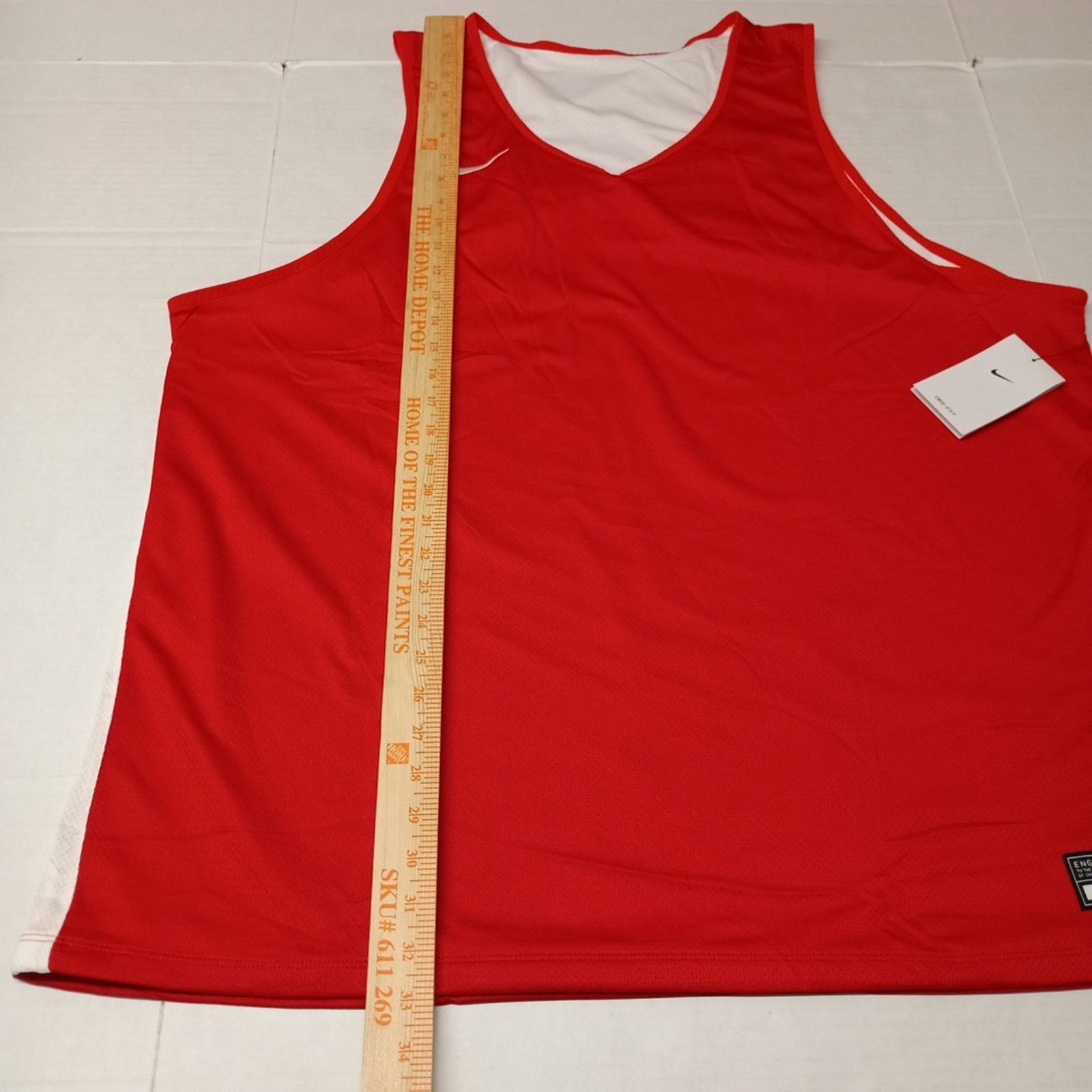Nike Nike Engineered Reversible Basketball Jersey Men's 3XL Red Size US XXL / EU 58 / 5 - 5 Thumbnail