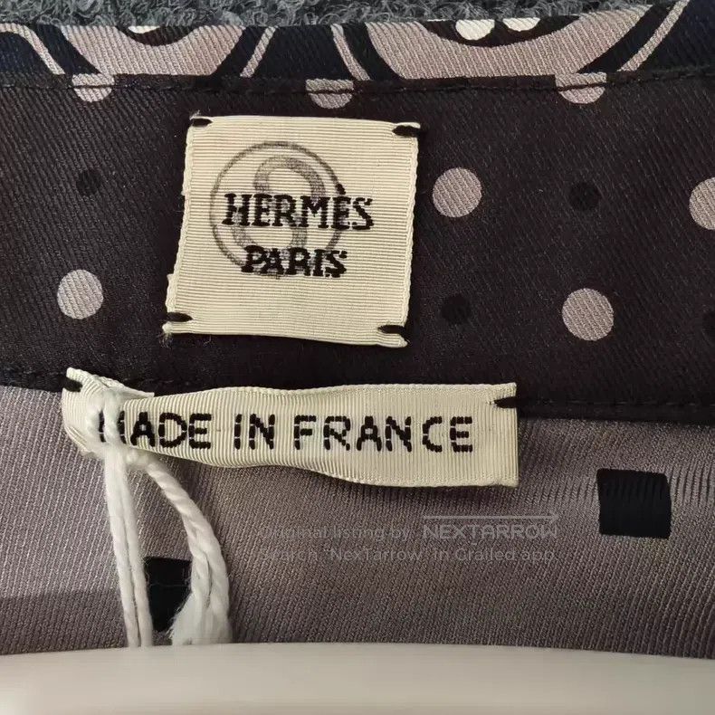 Hermes Hermes Black and Grey Silk Shirt Size XXS / US 00 / IT 34 - 3 Thumbnail