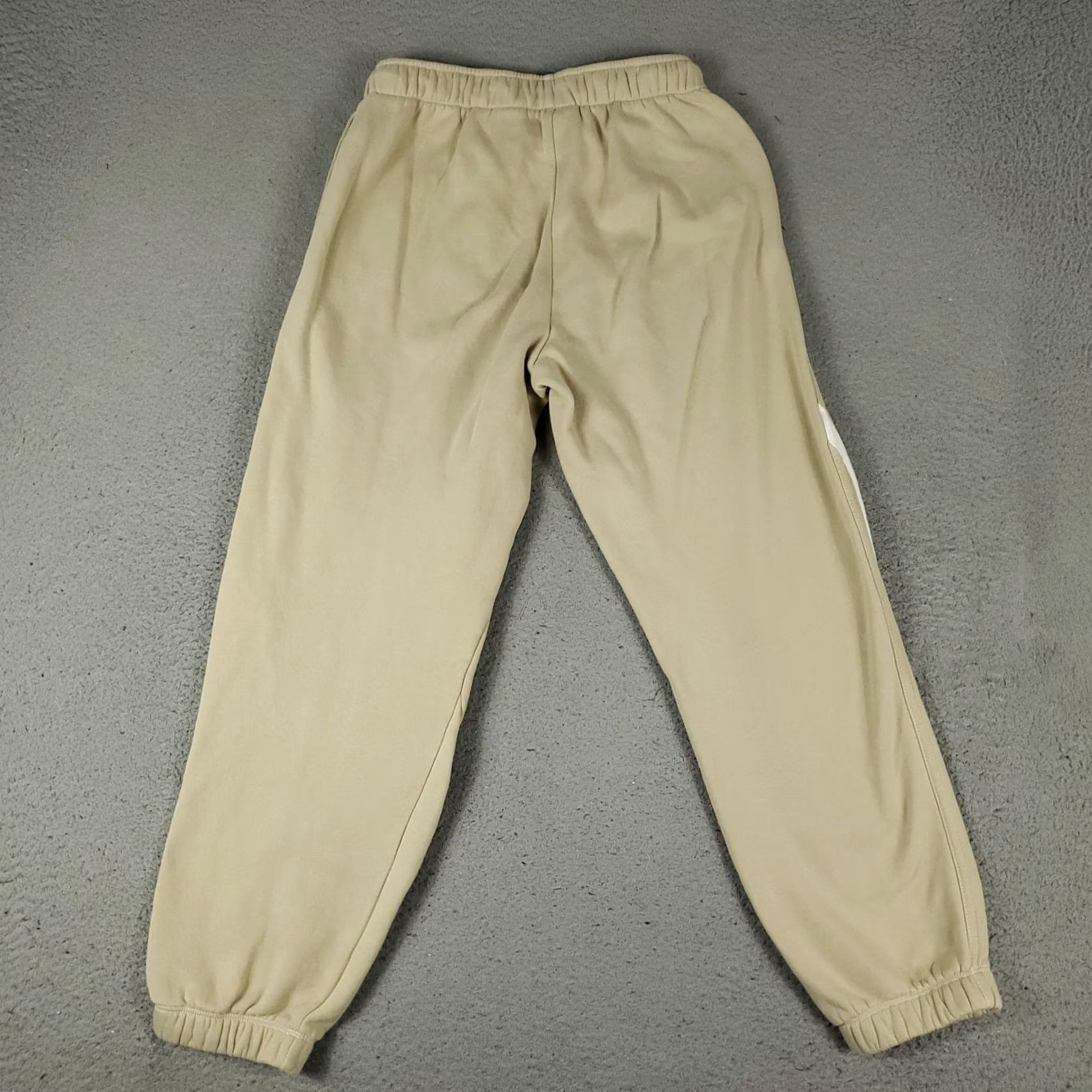 Nike Nike Pants Mens XS Beige Swoosh Track Joggers Sweatpants Regular Tapered Size US 27 - 7 Thumbnail