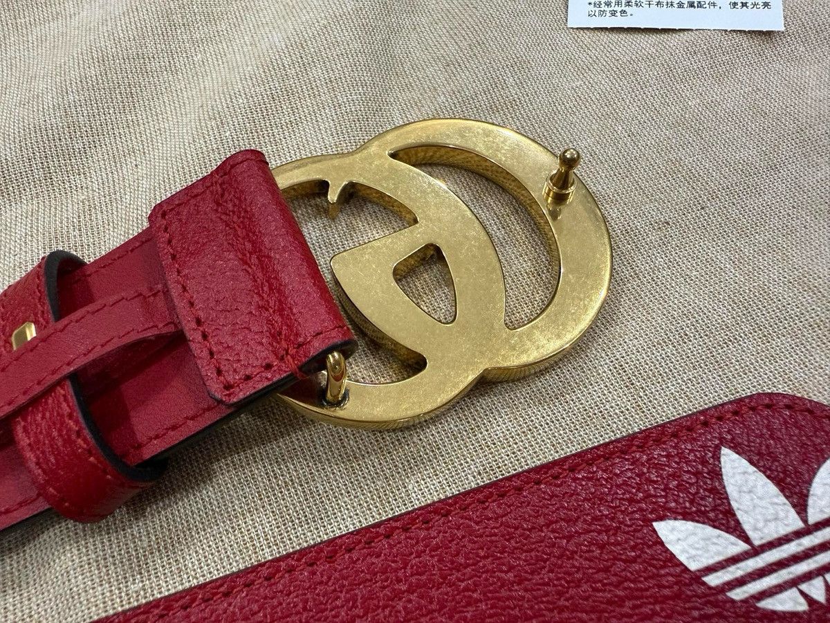 Gucci Gucci x Adidas Leather Belt Size ONE SIZE - 3 Thumbnail