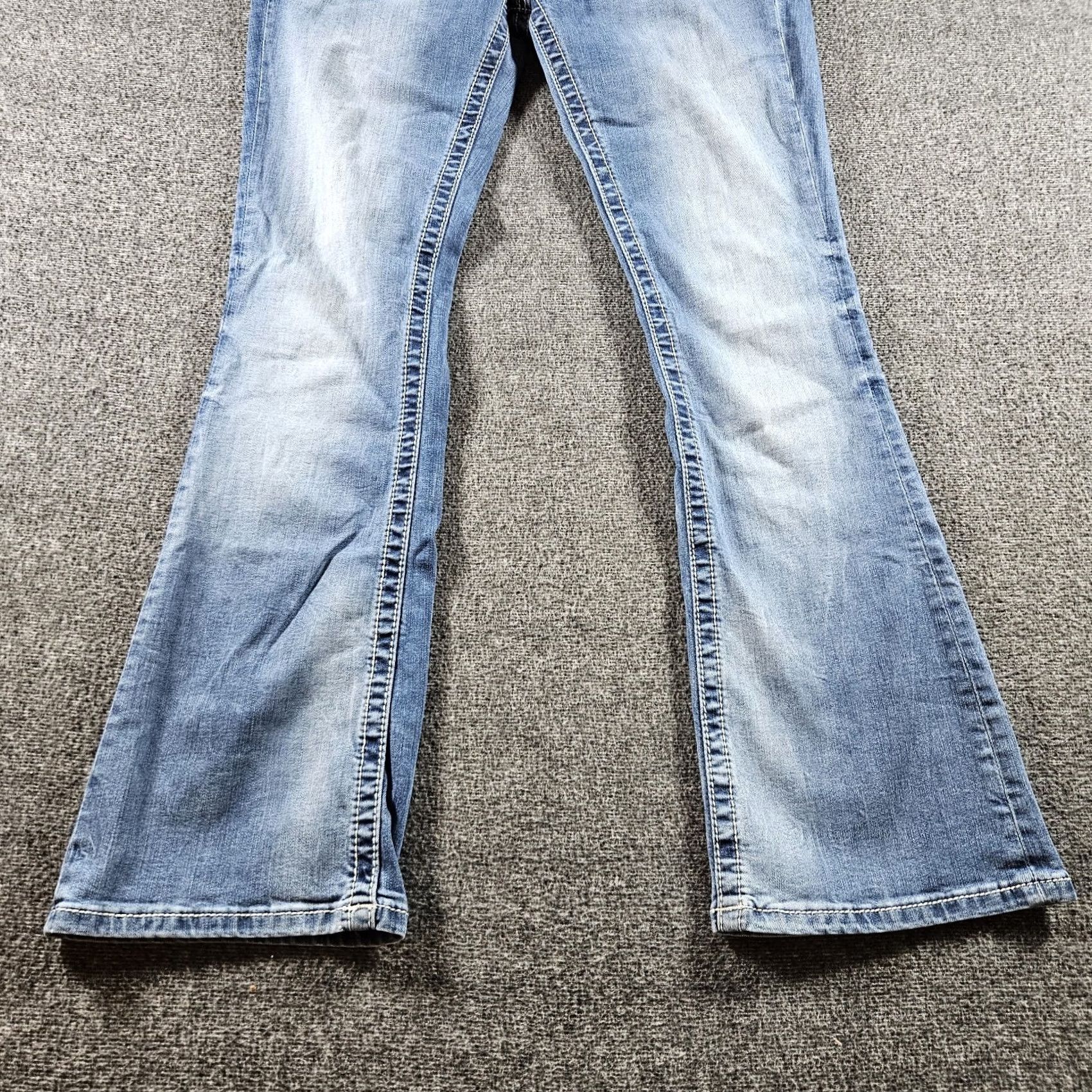 Miss Me Miss Me Jeans Womens 30 Blue Flare Bootcut ME8718BR Women Size See Measurements Size 24" / US 00 / IT 34 - 3 Thumbnail