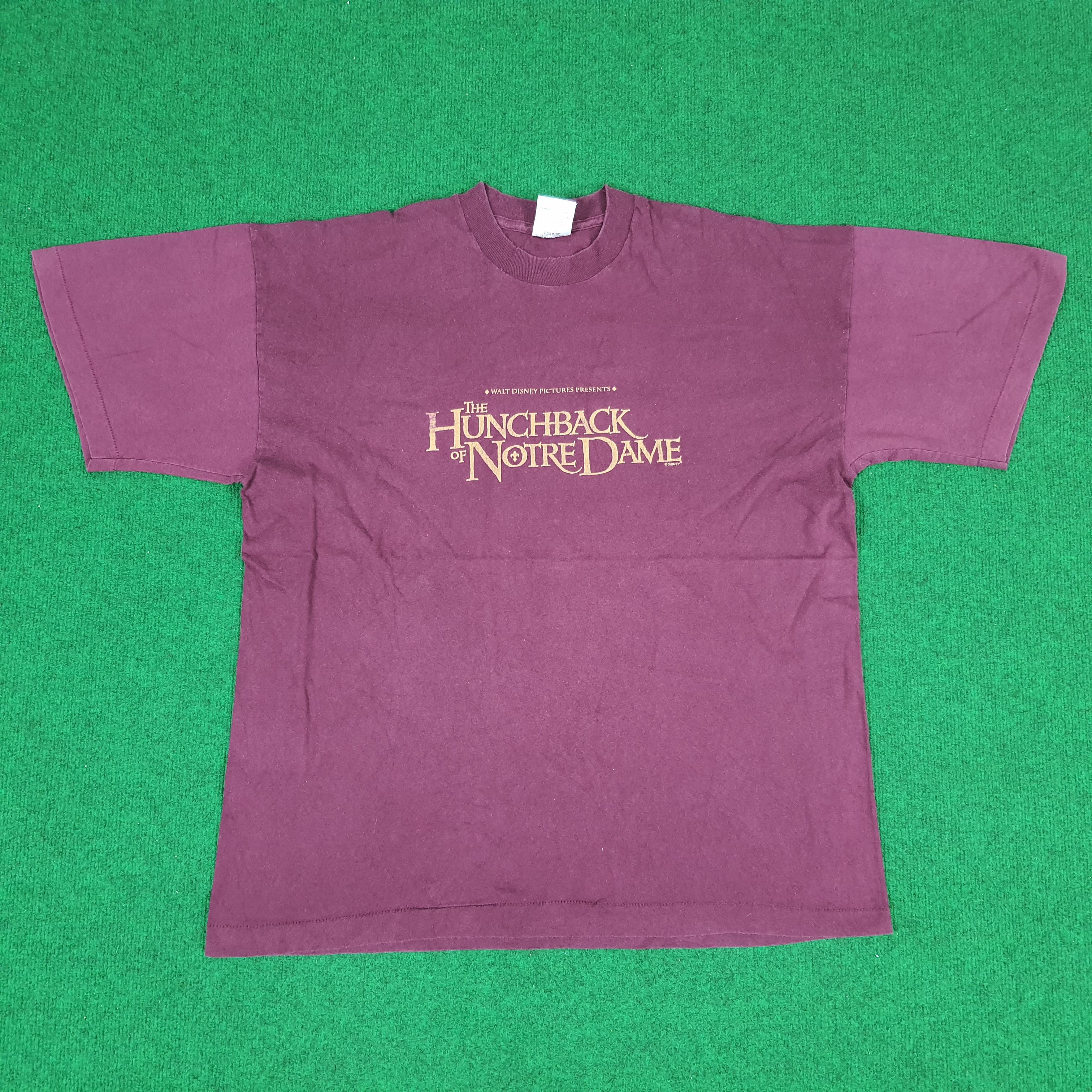 Disney Vintage Disney Movie The Hunchback of Notre Dame T-shirt Size US XL / EU 56 / 4 - 1 Thumbnail