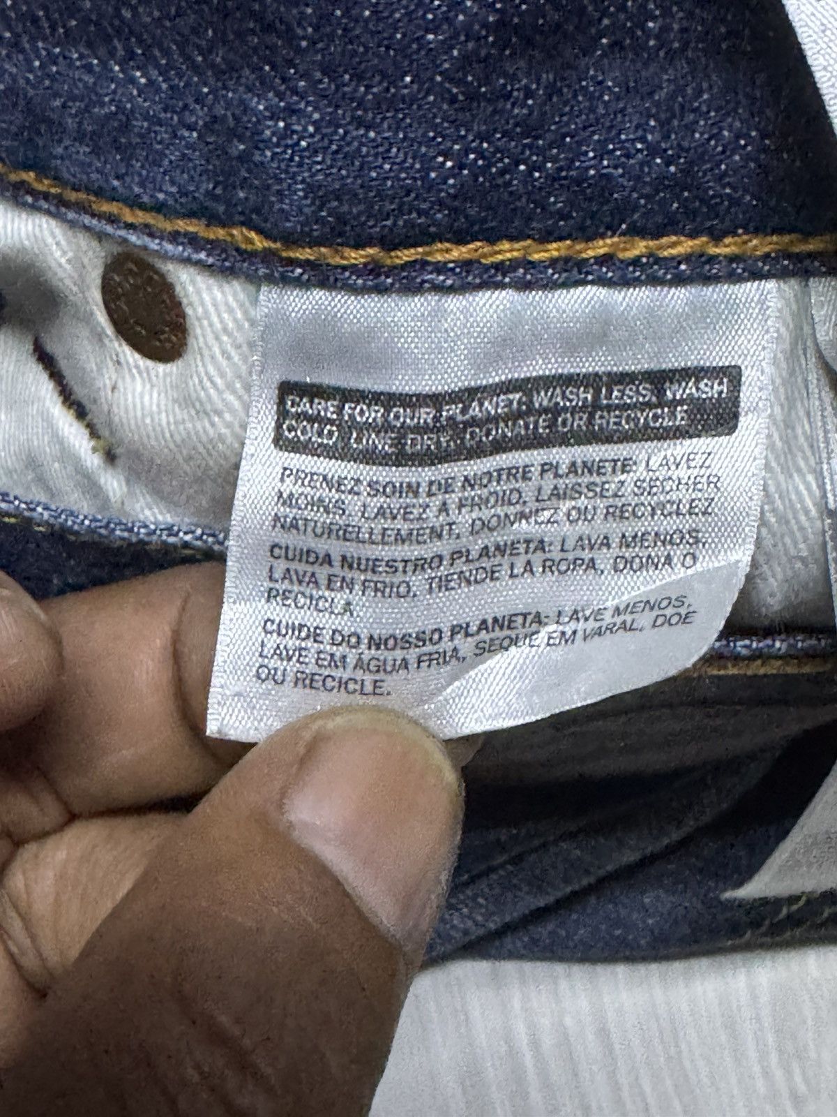 Levi's Vintage Levis 511 Y2K Japan 511 Selvedge Slim Fit Jeans Size US 32 / EU 48 - 20 Thumbnail