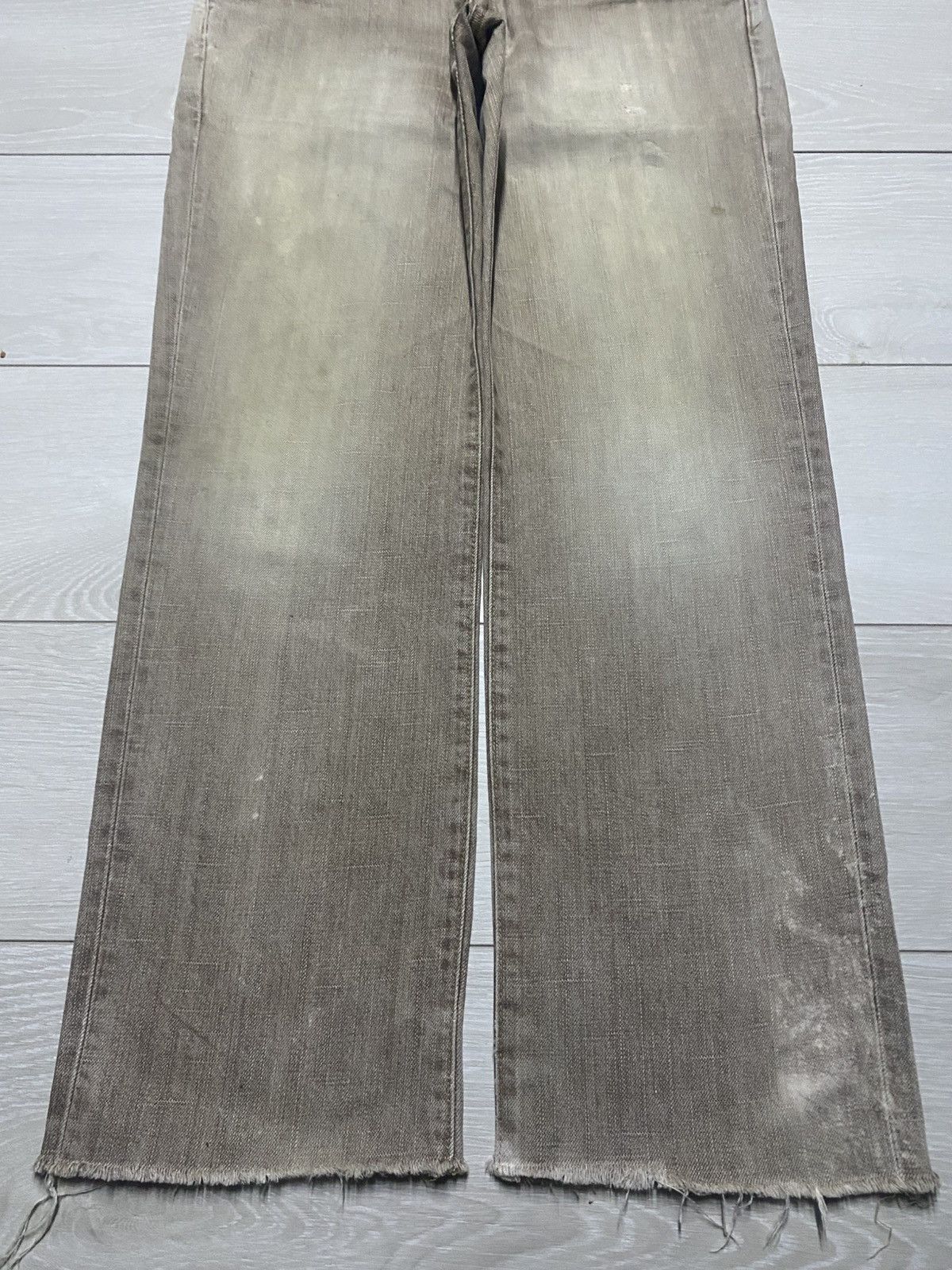 Junya Watanabe Vintage Edwin Faded Wash Distressed Baggy Jeans Size US 34 / EU 50 - 5 Thumbnail
