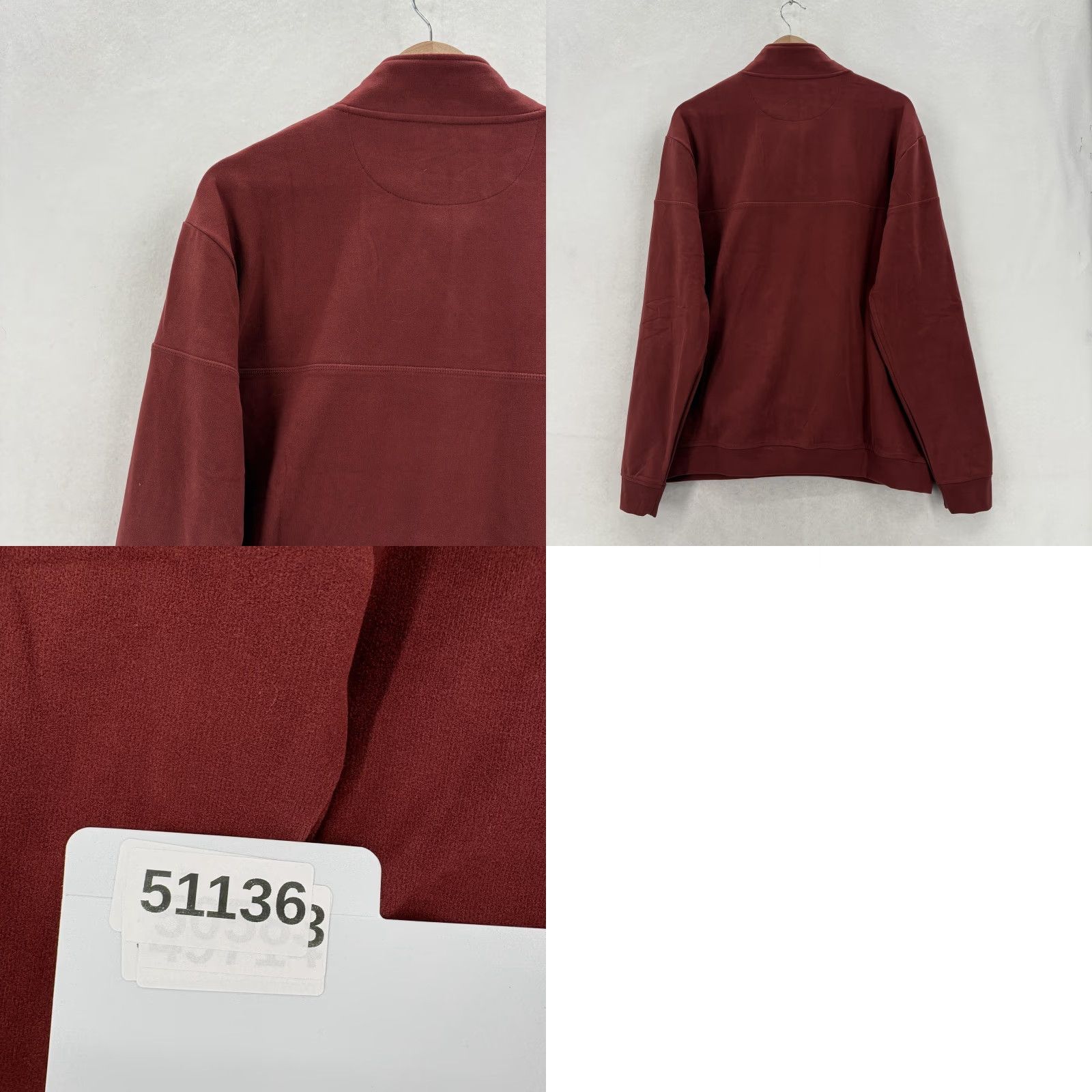 Kenneth Cole Kenneth Cole Sweatshirt Mens XL Red Fleece Snap Mock Neck Pullover Golf Casual Size US XL / EU 56 / 4 - 9 Thumbnail