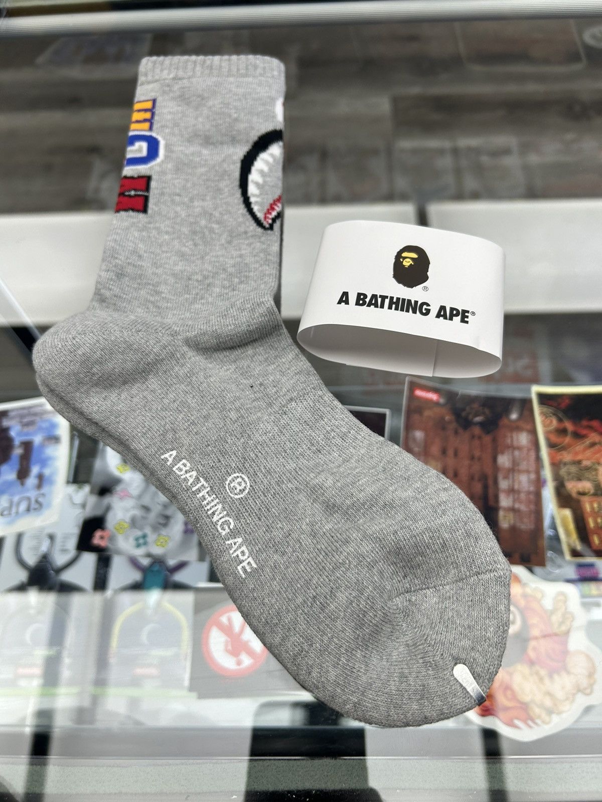 Bape A bathing ape socks Size ONE SIZE - 2 Thumbnail