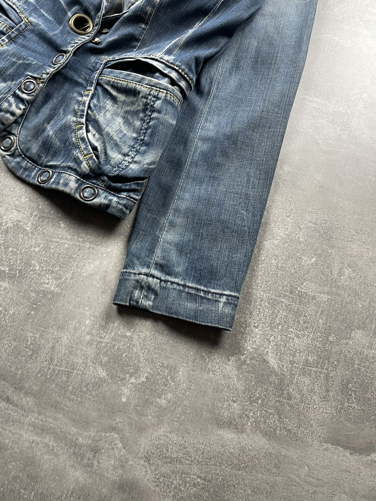 Miss Sixty Y2k Miss Sixty Luxury Vintage Denim Blazer Jacket Size M / US 6-8 / IT 42-44 - 3 Thumbnail