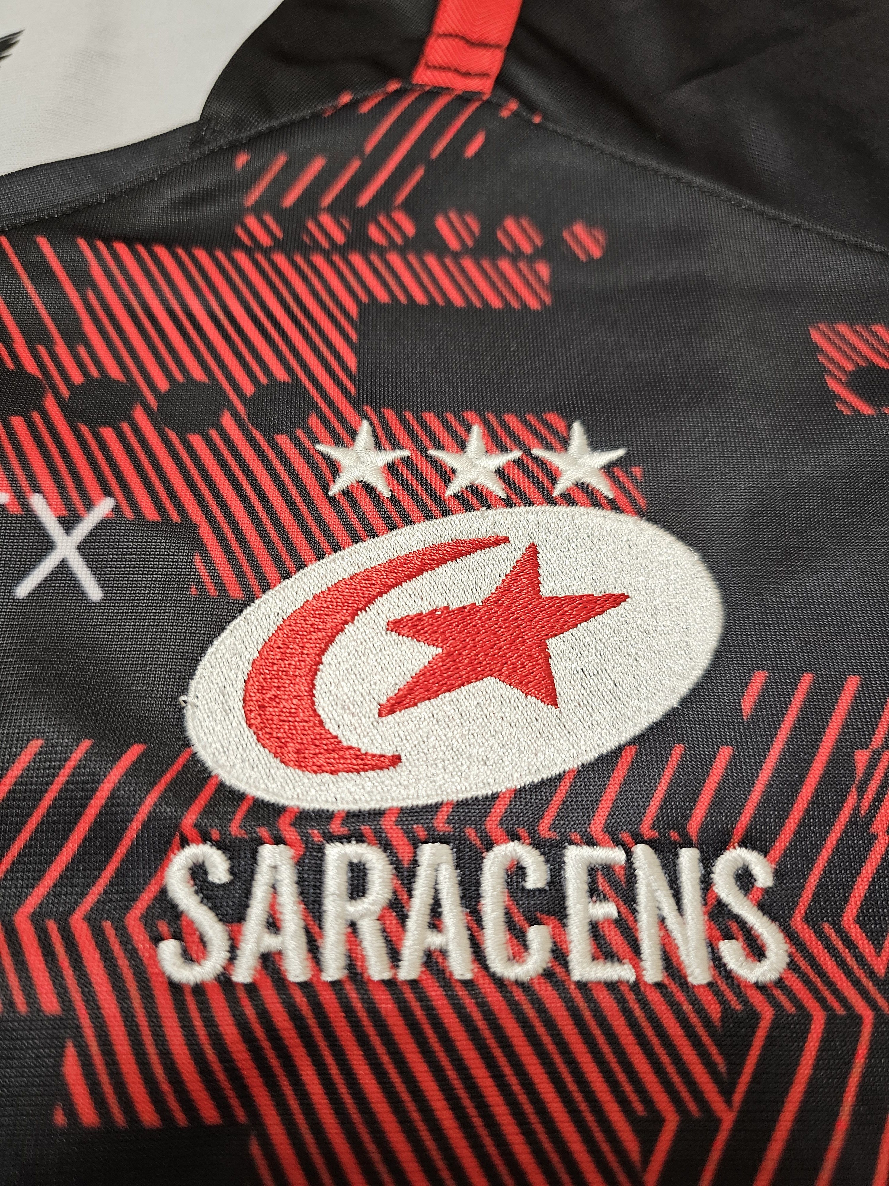 Other SARACENS JERSEY 2023 HOME RUGBY ENGLAND RUGBY UNION JERSEY Size US M / EU 48-50 / 2 - 4 Thumbnail
