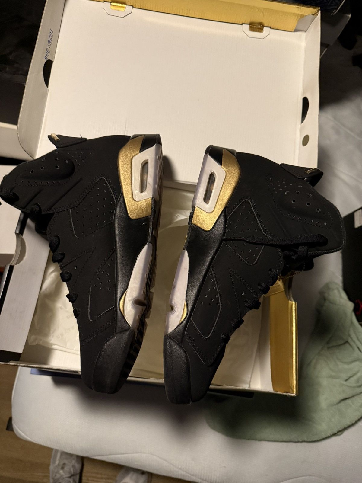 Jordan Brand Jordan 6 DMP Black Size US 9.5 / EU 42-43 - 3 Thumbnail