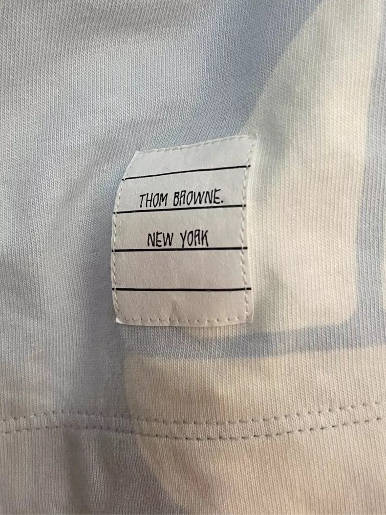 Thom Browne Thom Browne Light blue sailing boat round collar short sle Size XS / US 0-2 / IT 36-38 - 7 Thumbnail