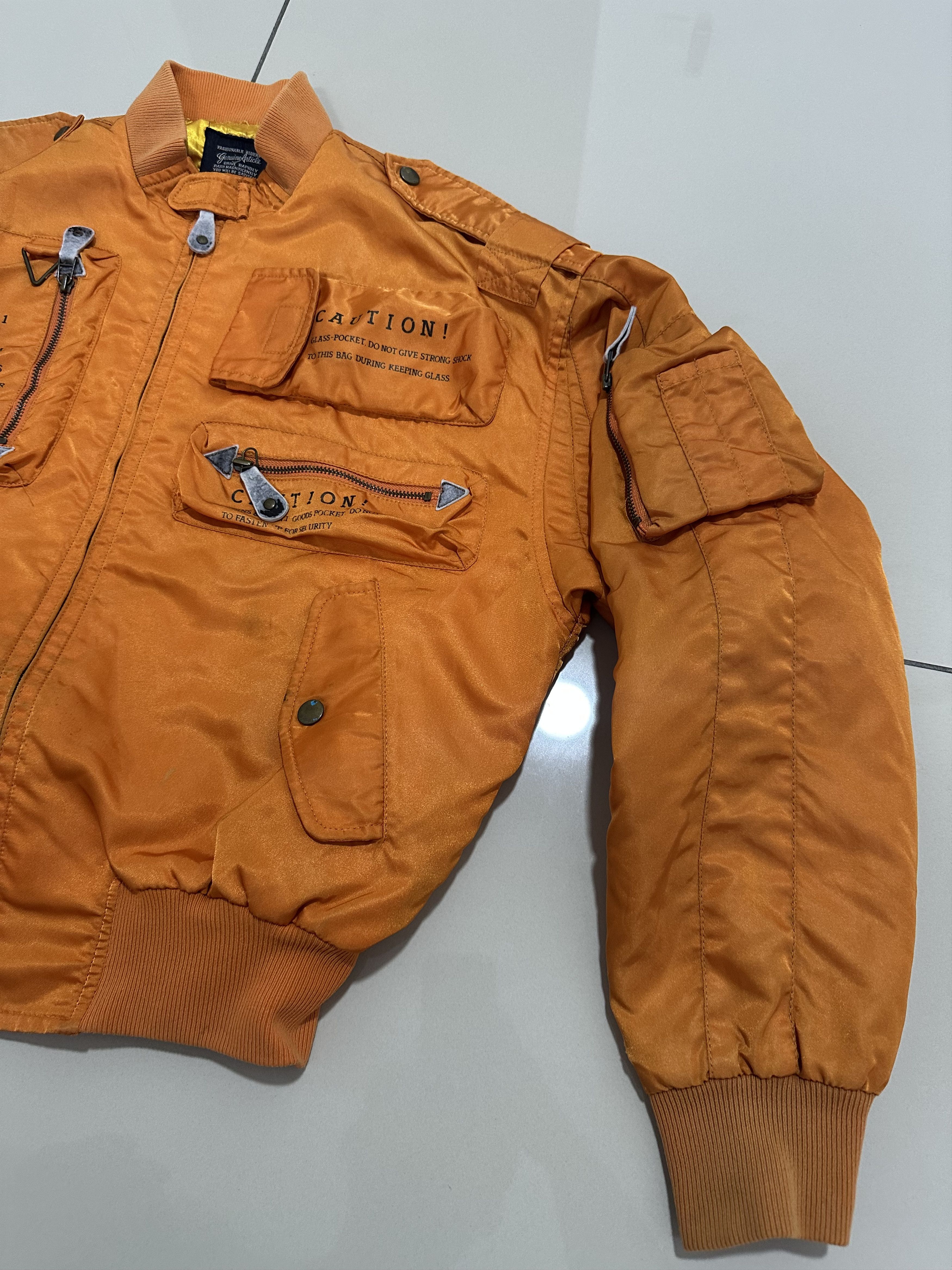 Fox Racing Nankai Bomber MA-1 Jacket Design Tactical Pocket Racing Size US M / EU 48-50 / 2 - 5 Thumbnail