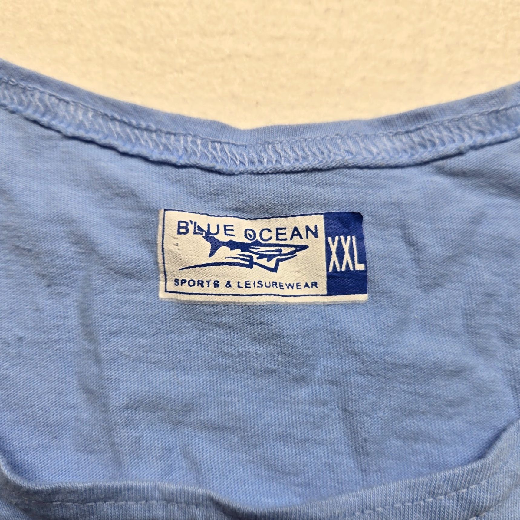 Vintage Punta Cana T Shirt Blue Republican Dominica Tank Top Sleeveless Men's 2XL XXL Size US XXL / EU 58 / 5 - 2 Thumbnail