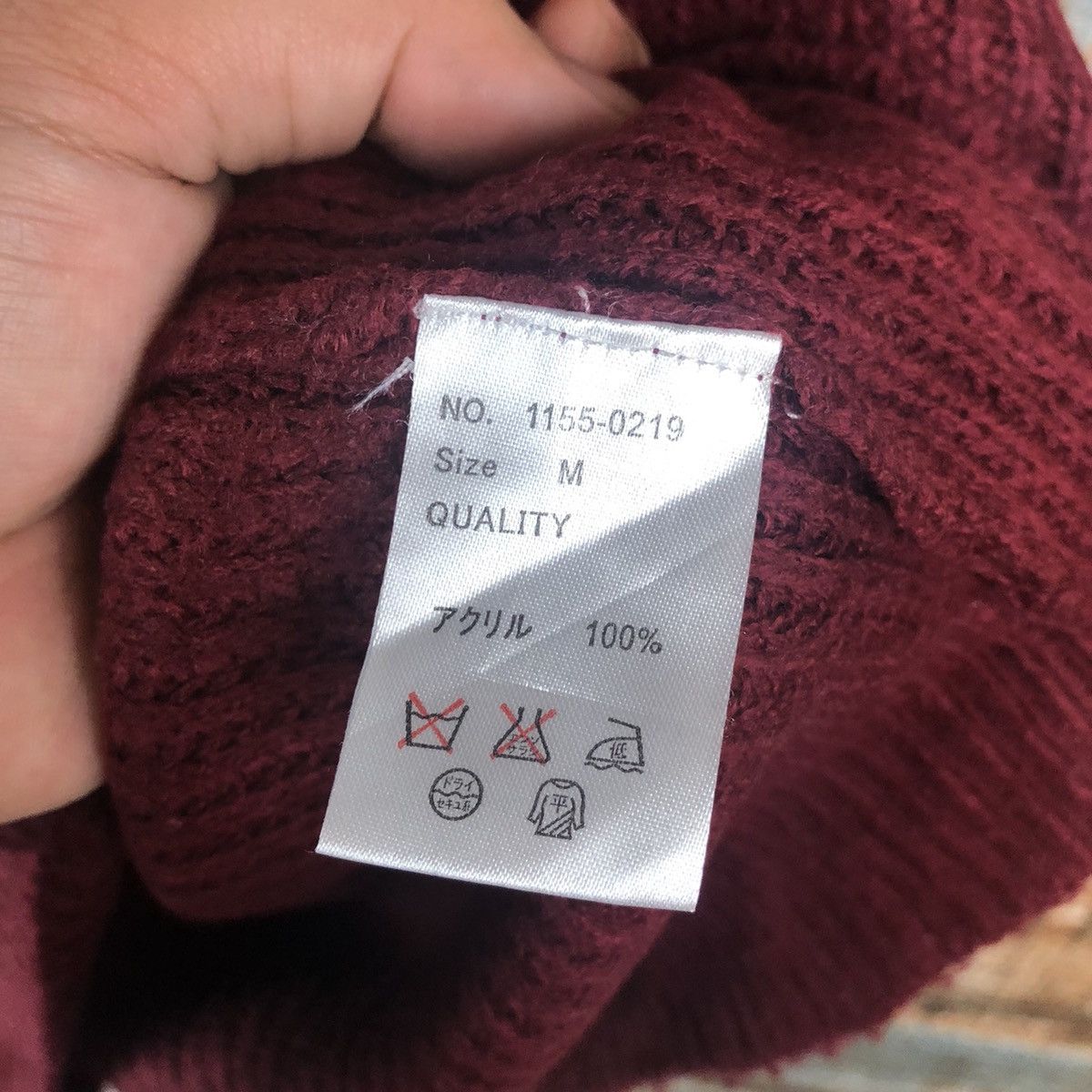 Homespun Knitwear × Japanese Brand Archives Maroon Knitwear #A1901 Size M / US 6-8 / IT 42-44 - 11 Thumbnail