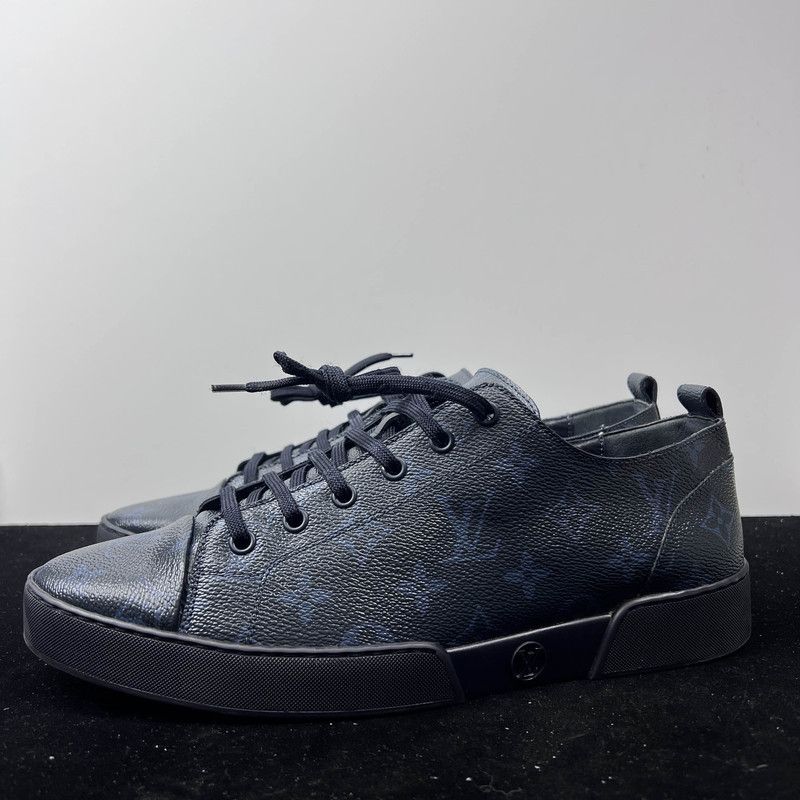Louis Vuitton Louis Vuitton Black High-Top Casual Sneakers 0079 Size US 8 / EU 41 - 1 Thumbnail