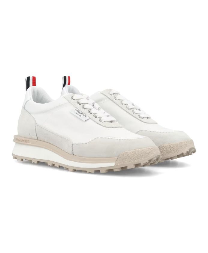 Thom Browne o1s22i1n0924 Alumni Trainer Sneakers in White Size US 7 / IT 37 - 2 Thumbnail