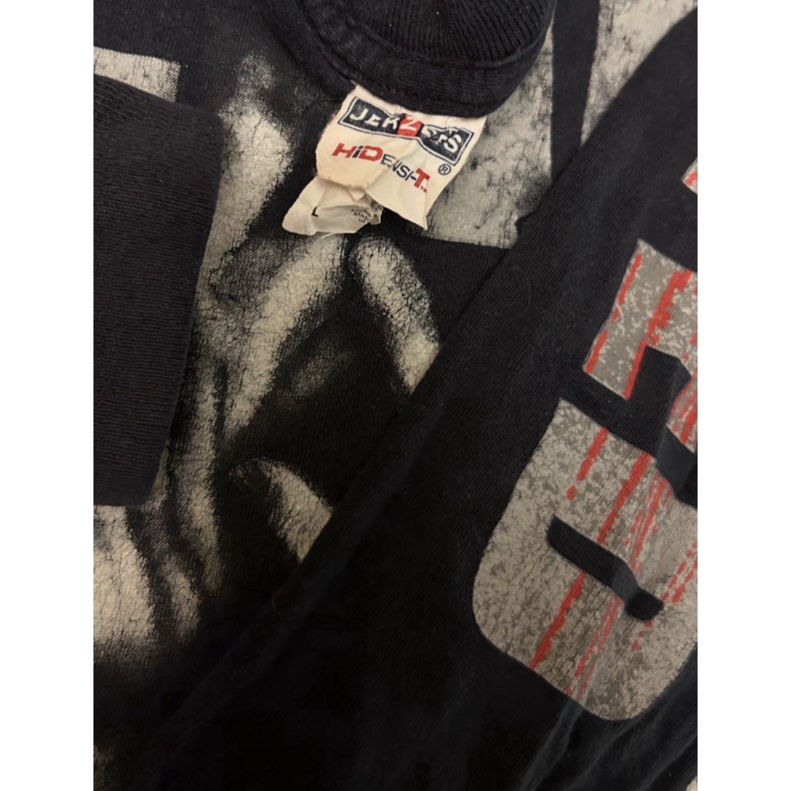 Gloverall VINTAGE The Walking Dead Zombie Infected All Over Long Sleeve 2013 Shirt Mens L Black Horror Movie Vintage Zombies Shirt Mens L Size US L / EU 52-54 / 3 - 3 Thumbnail