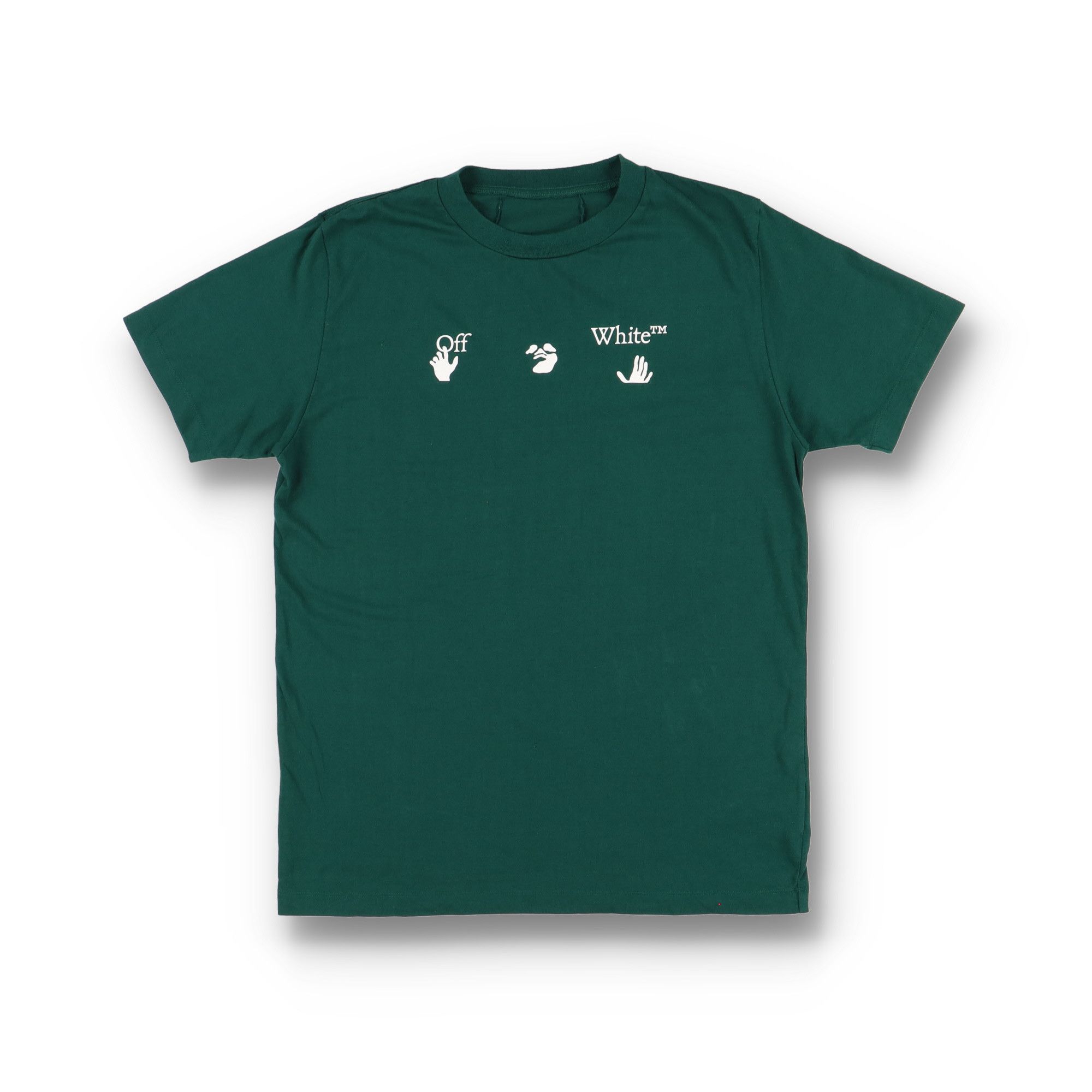 Off-White Green Swimming Man Big Logo T-Shirt Size US XL / EU 56 / 4 - 1 Thumbnail