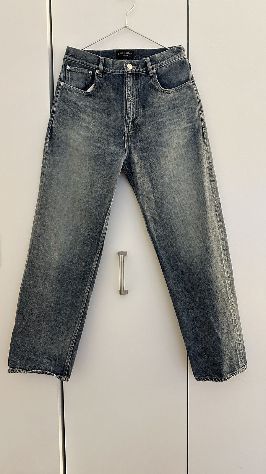 Balenciaga Balenciaga Loose Fit Jeans Light Blue S Size US 32 / EU 48 - 2 Thumbnail