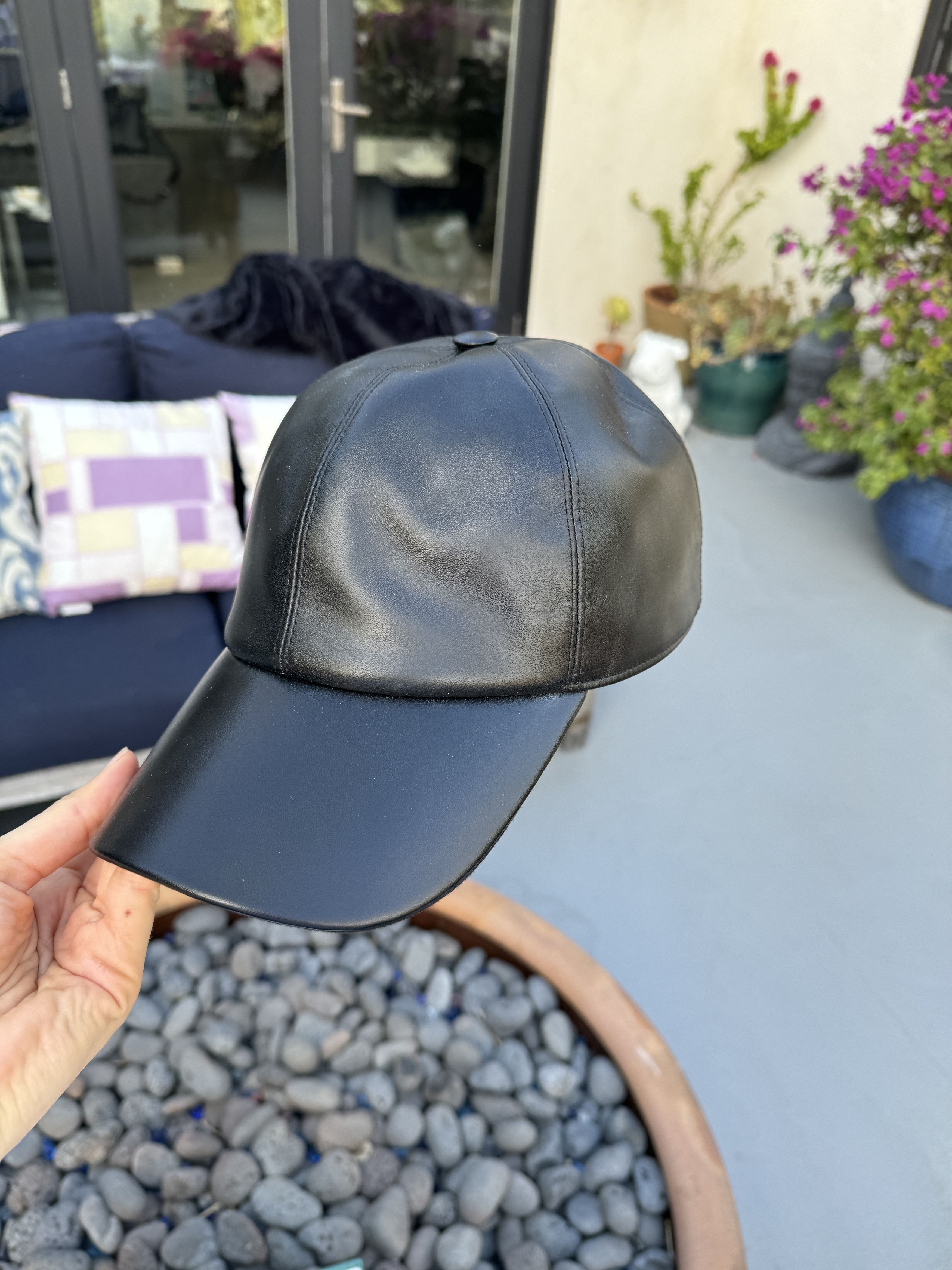 Buscemi Calf Leather Baseball Cap Grailed