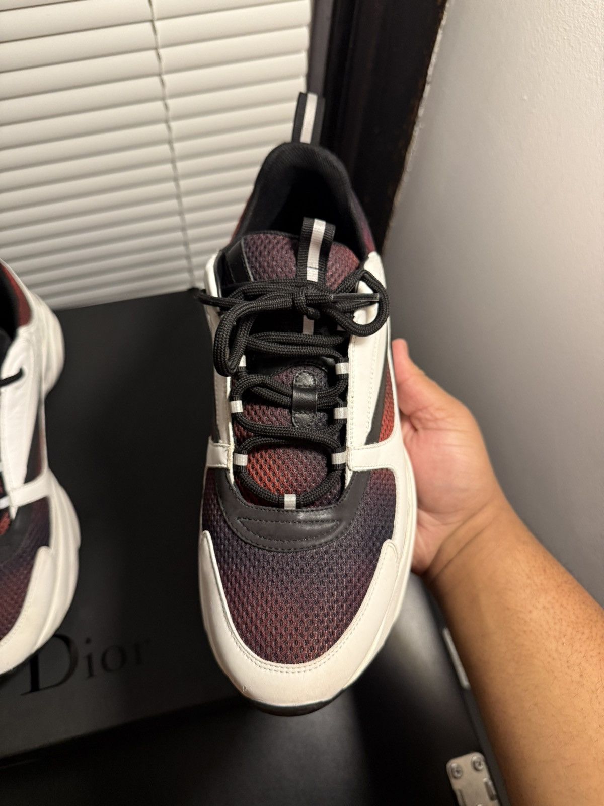 Dior Dior B22 White Red Black Size 44 EU / 11 US Size US 11 / EU 44 - 7 Thumbnail