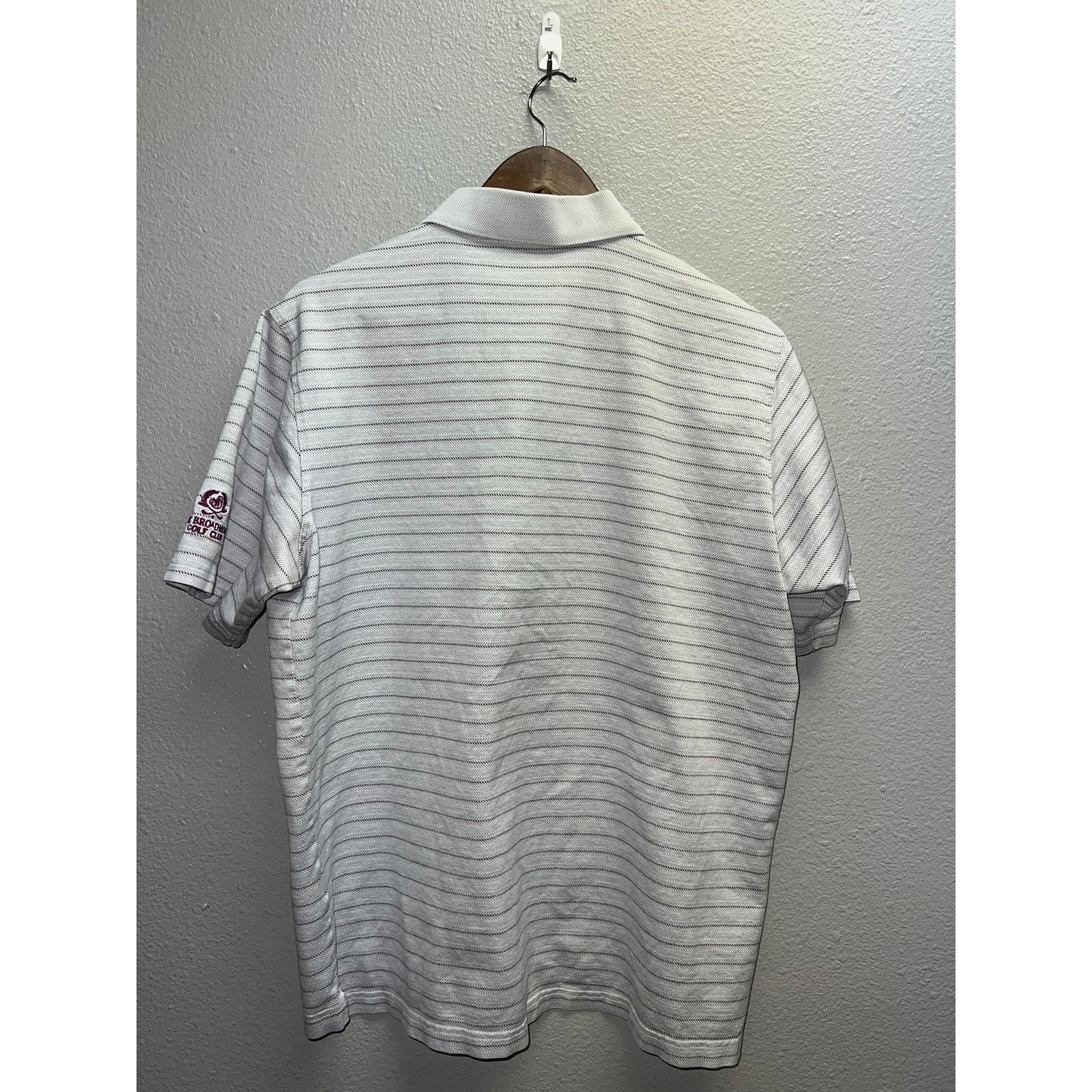 Vintage The Broadmoor Golf Polo Shirt Club Carnoustie Stained Large Size US L / EU 52-54 / 3 - 6 Thumbnail