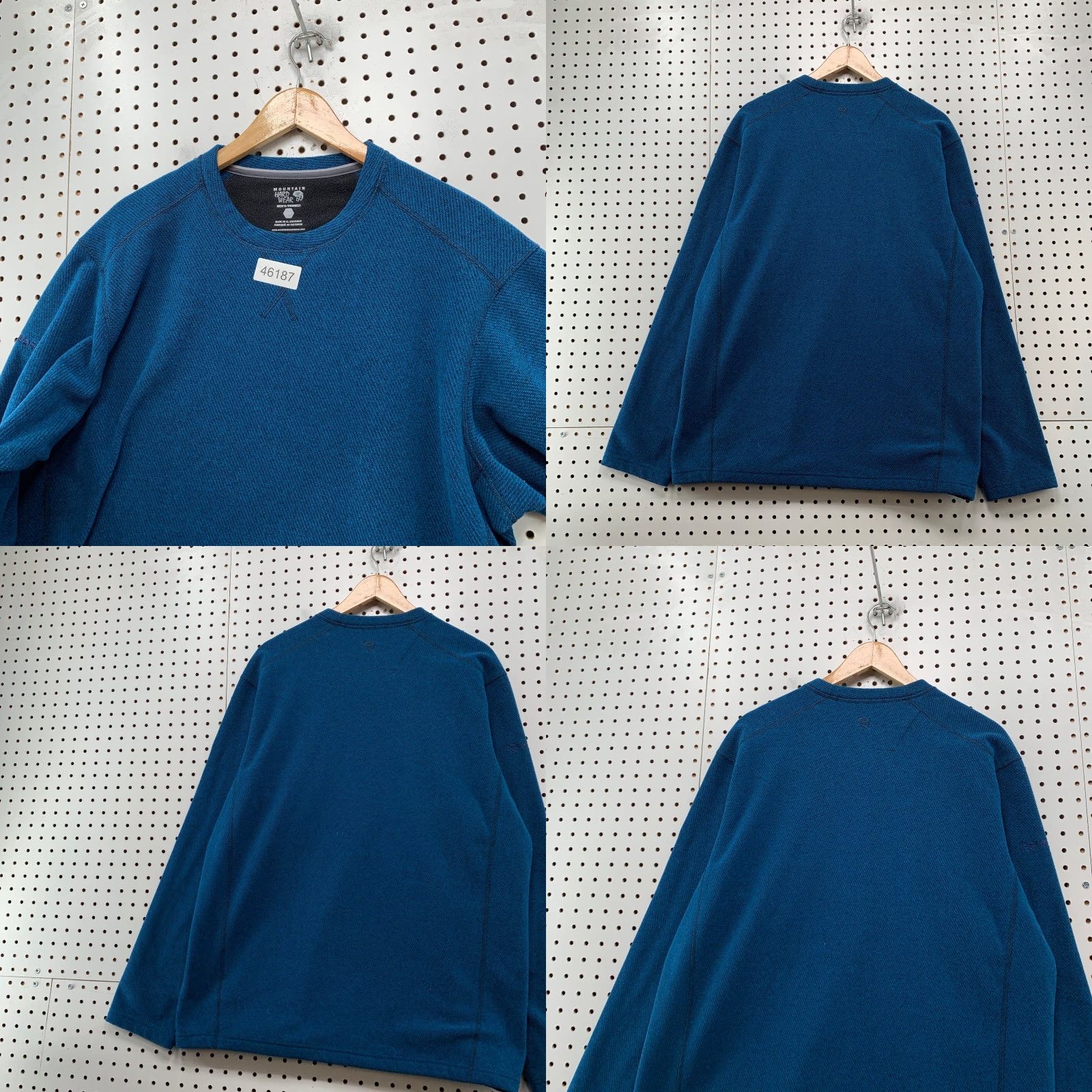 Mountain Hardwear Mountain Hardwear Sweater Mens Large Blue Fleece Lined Outdoor Hiking Casual Size US L / EU 52-54 / 3 - 9 Thumbnail
