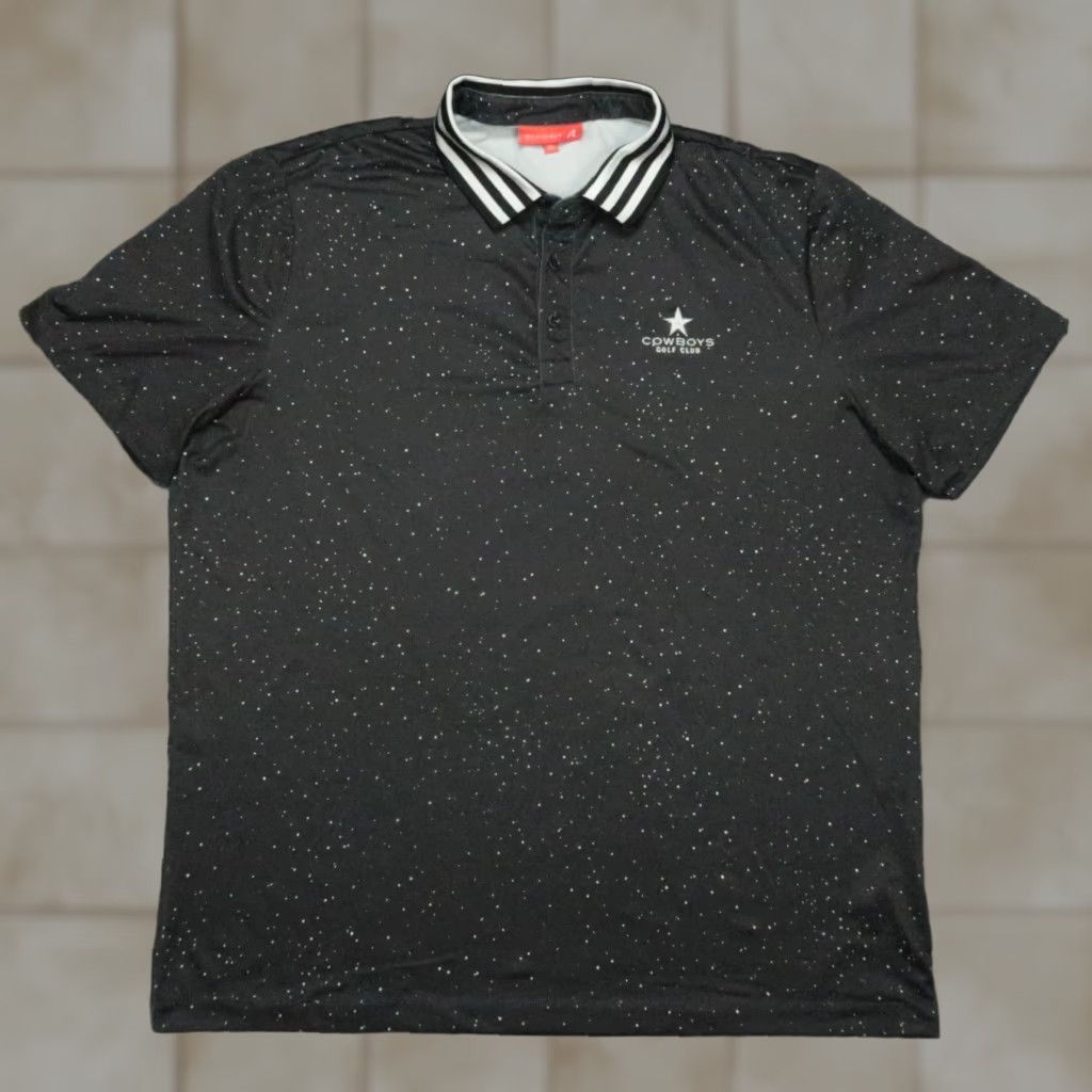 Vintage Redvanly Polo Shirt Mens XL Black Dallas Cowboys Golf Tennis Performance Size US XL / EU 56 / 4 - 1 Thumbnail