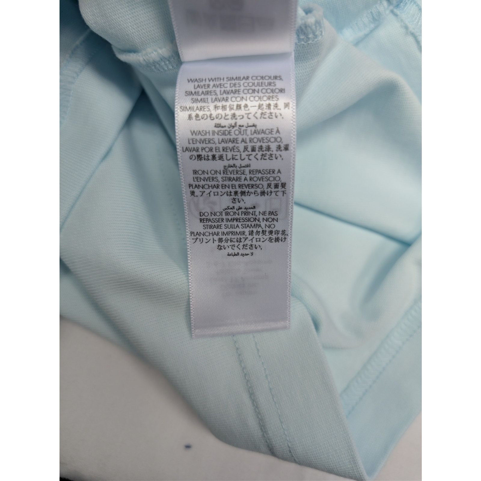 Casablanca o1rshd1 Blades Printed Oversized T-Shirt Pale Blue Jersey Size US S / EU 44-46 / 1 - 19 Thumbnail