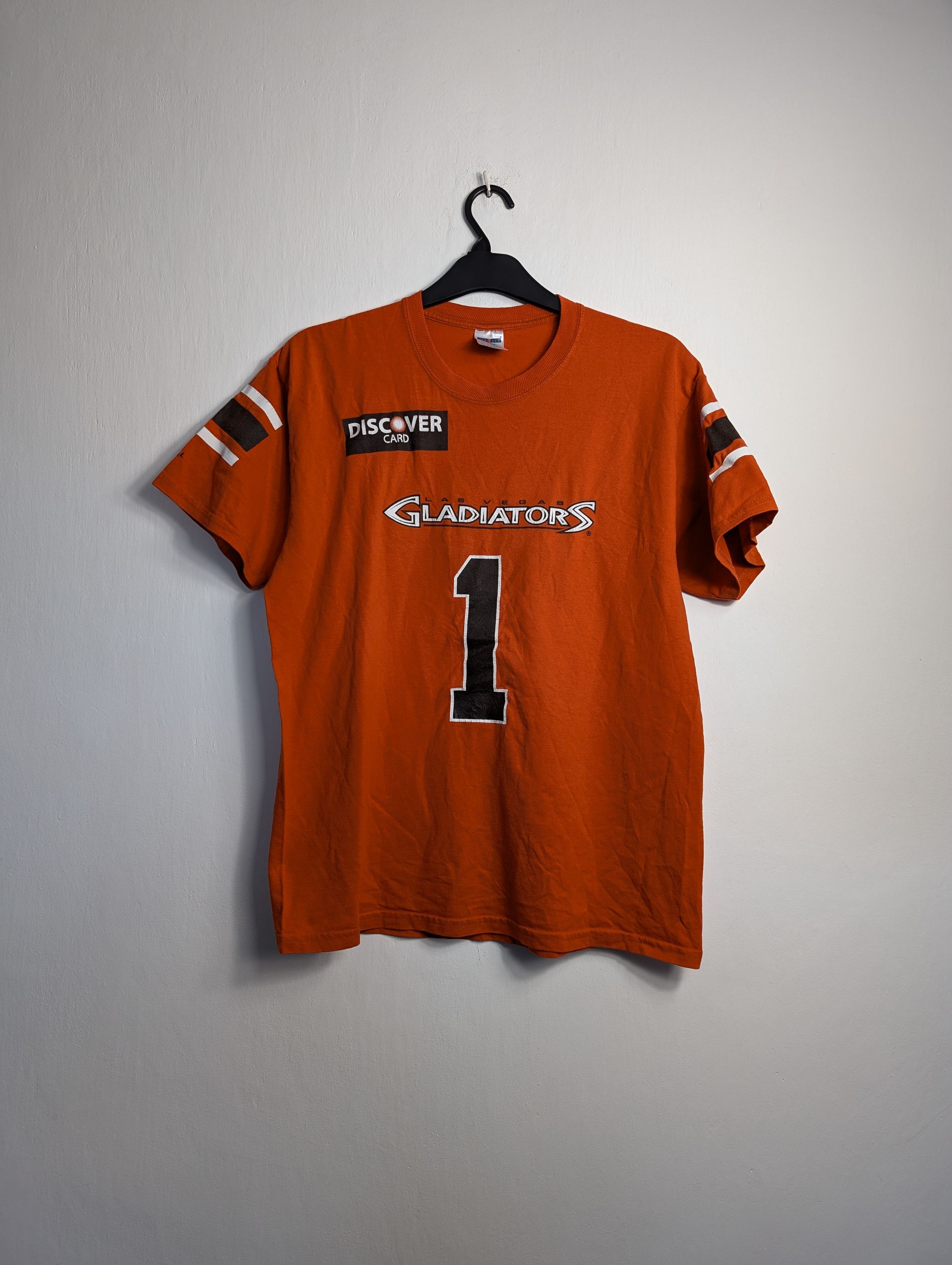 Jerzees × NFL × Vintage Las Vegas Gladiators 1 Jersey Football Vintage Sportswear Size US L / EU 52-54 / 3 - 1 Thumbnail