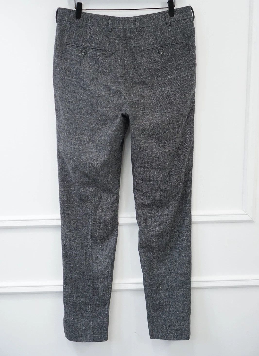 Suitsupply Men Suitsupply Pants Grey Wool Silk Linen Brescia UK/US38 Size 38R - 2 Thumbnail