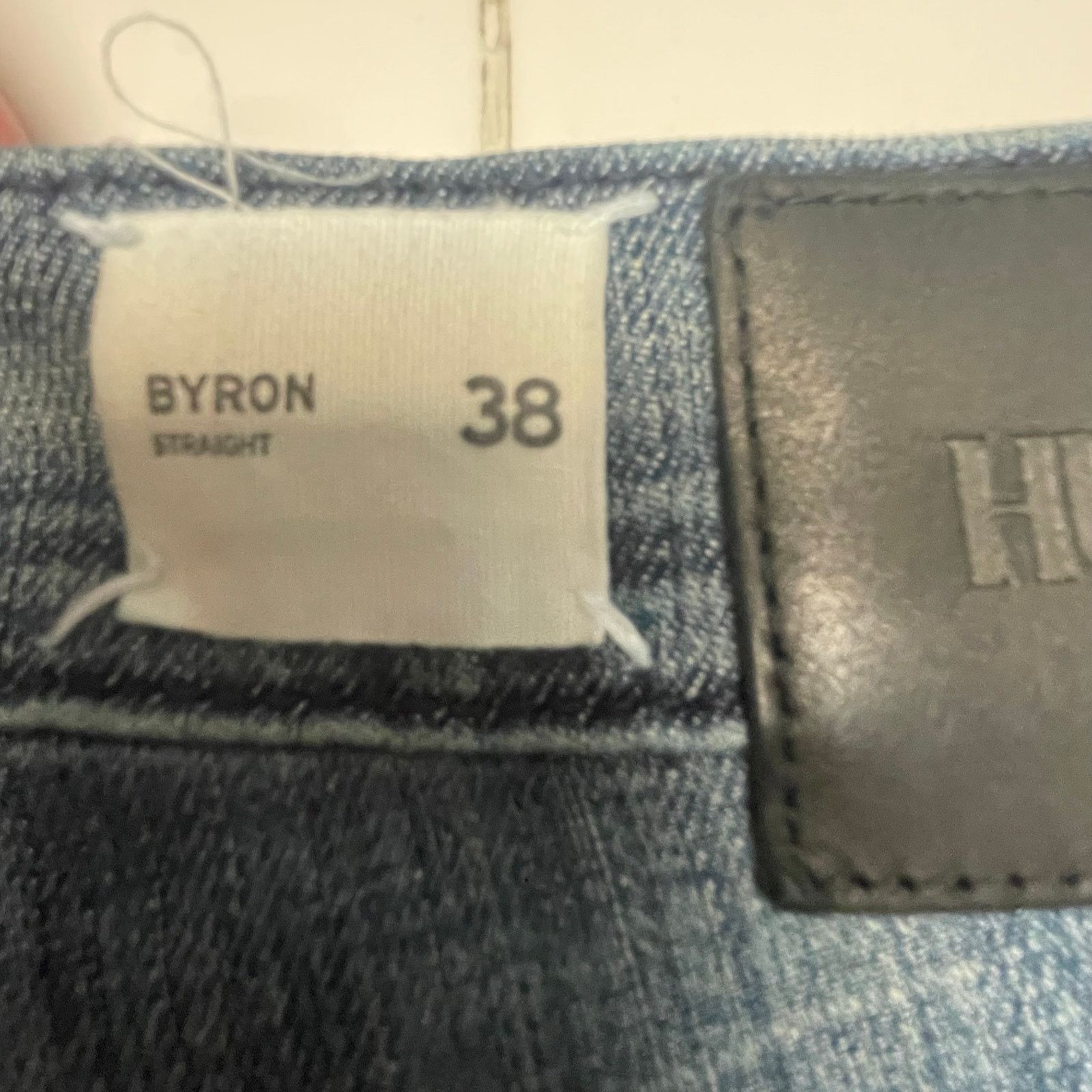 Hudson Hudson Byron Straight Size 38 Jeans Mens Button Fly 38x31 Size US 38 / EU 54 - 7 Thumbnail