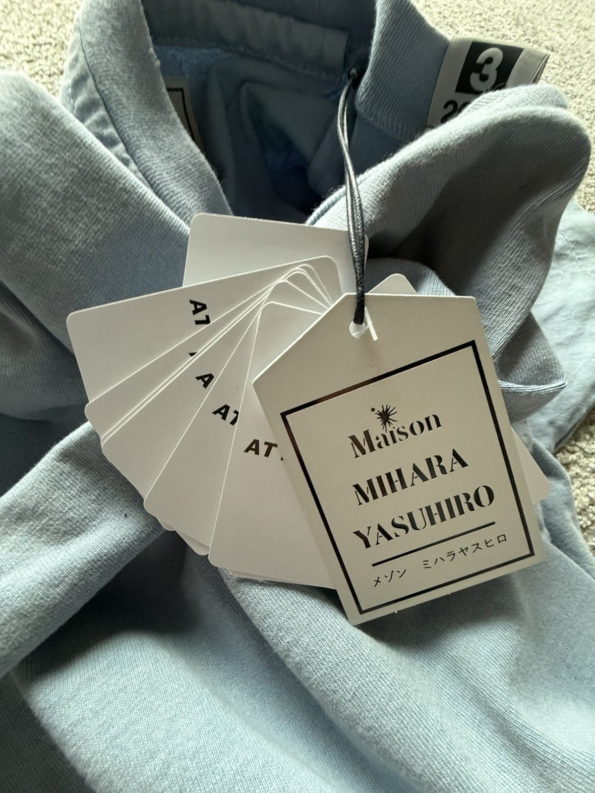 Maison MIHARA YASUHIRO Maison Mihara Yasuhiro blue amateur sewn distressed t shirt Size US M / EU 48-50 / 2 - 15 Thumbnail