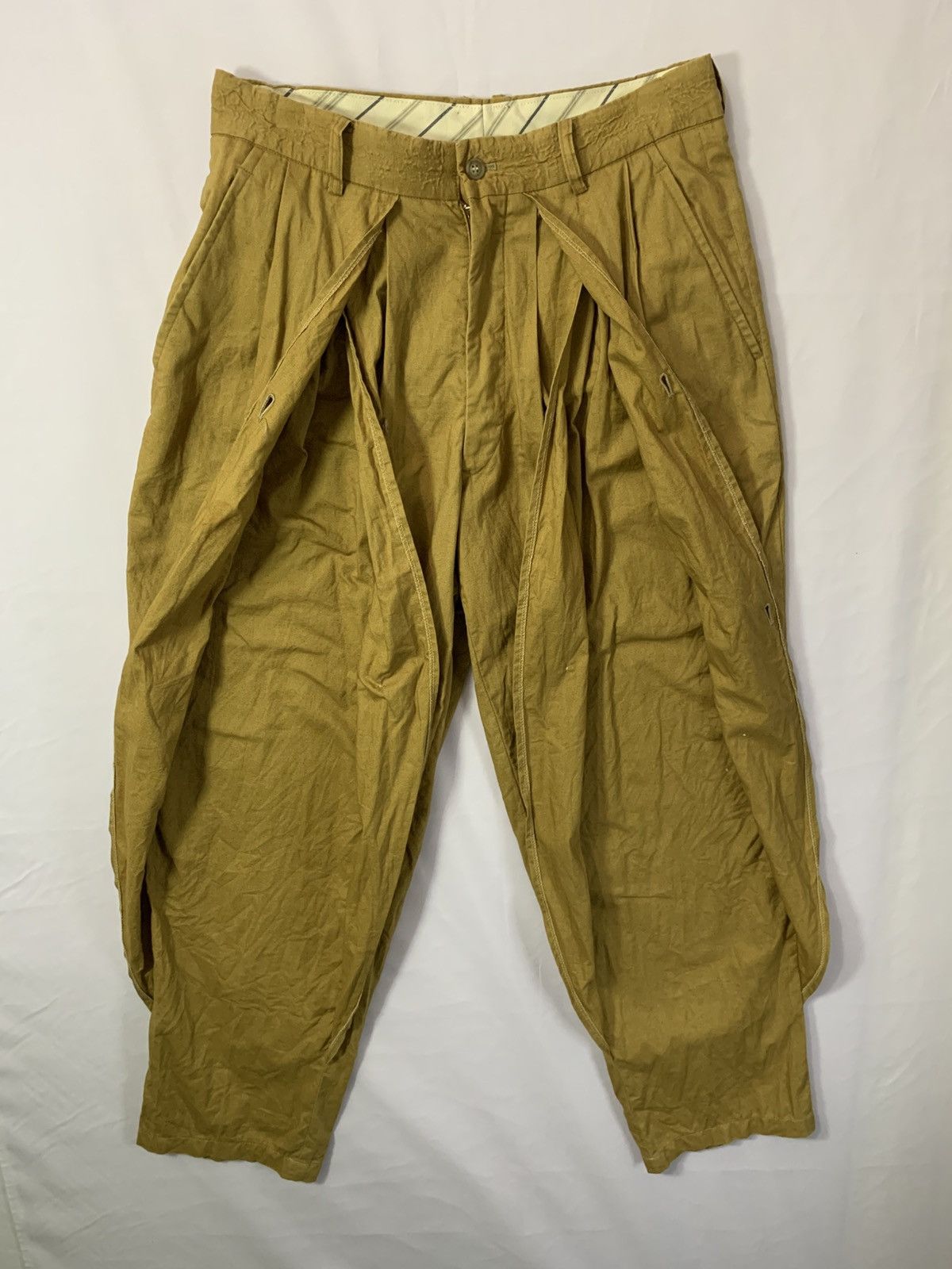 Beauty Beast Japanese Casual Harem Chino Pants Loose Hippie Drop Crotch Size US 30 / EU 46 - 4 Thumbnail