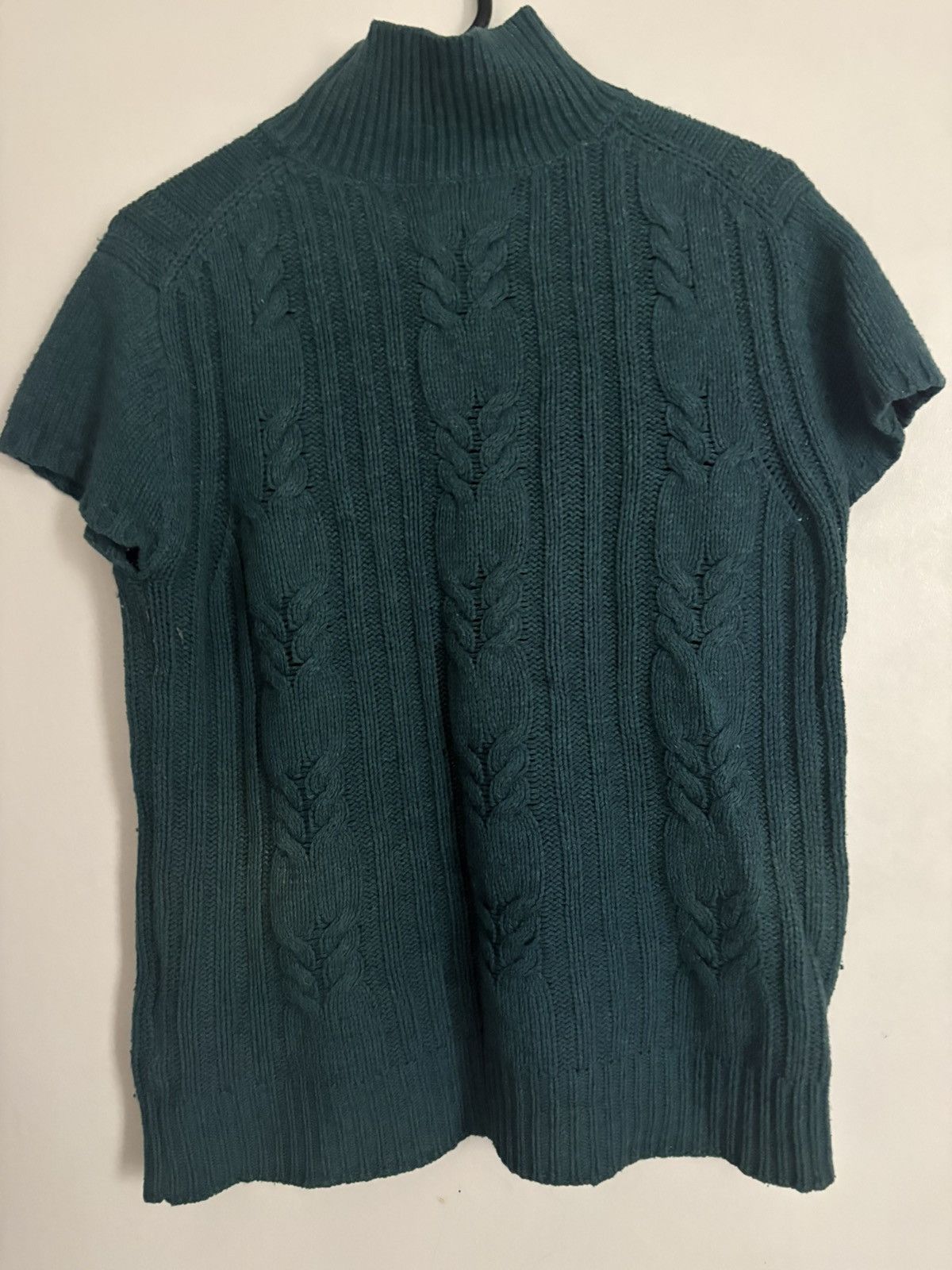 Old Navy Teal Old Navy Short Sleeve Sweater Size Large Size L / US 10 / IT 46 - 4 Thumbnail