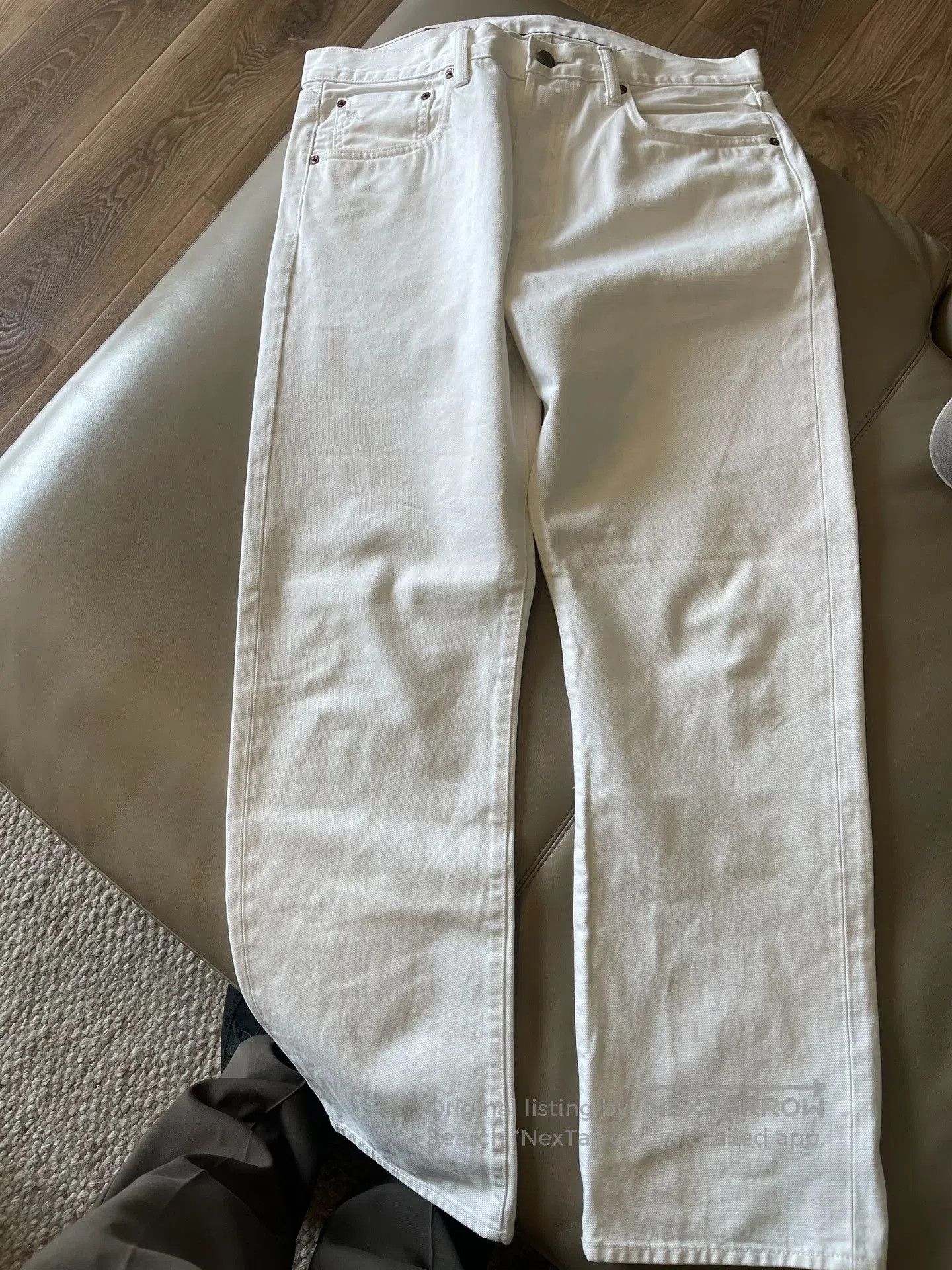 RRL Ralph Lauren RRL Double RL White Denim Jeans. Size US 34 / EU 50 - 2 Thumbnail