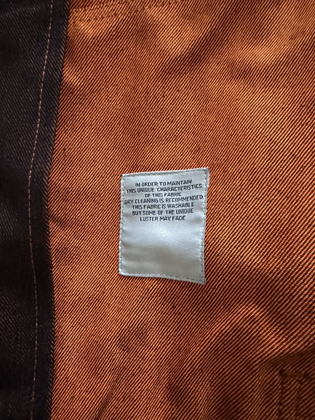 Phat Farm Vintage Phat Farm Denim Jacket Orange Menswear Streetwear Size US XXL / EU 58 / 5 - 3 Thumbnail