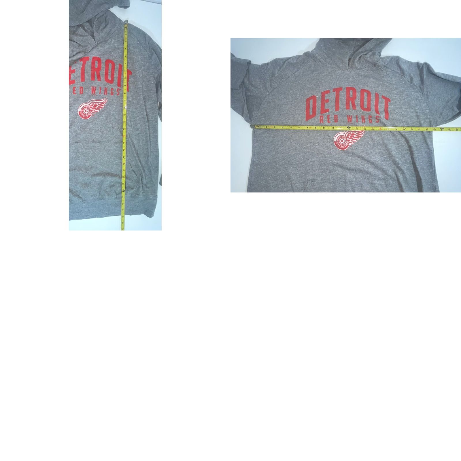 Vintage Knights Apparel Shirt Mens XL Gray Detroit Red Wings Hoodie Sweatshirt Men Size US XL / EU 56 / 4 - 11 Thumbnail