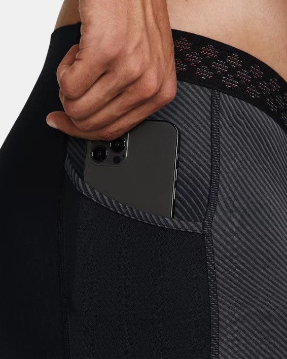 Under Armour Under Armour Rush SmartForm Printed Compression Shorts Size US 34 / EU 50 - 3 Thumbnail