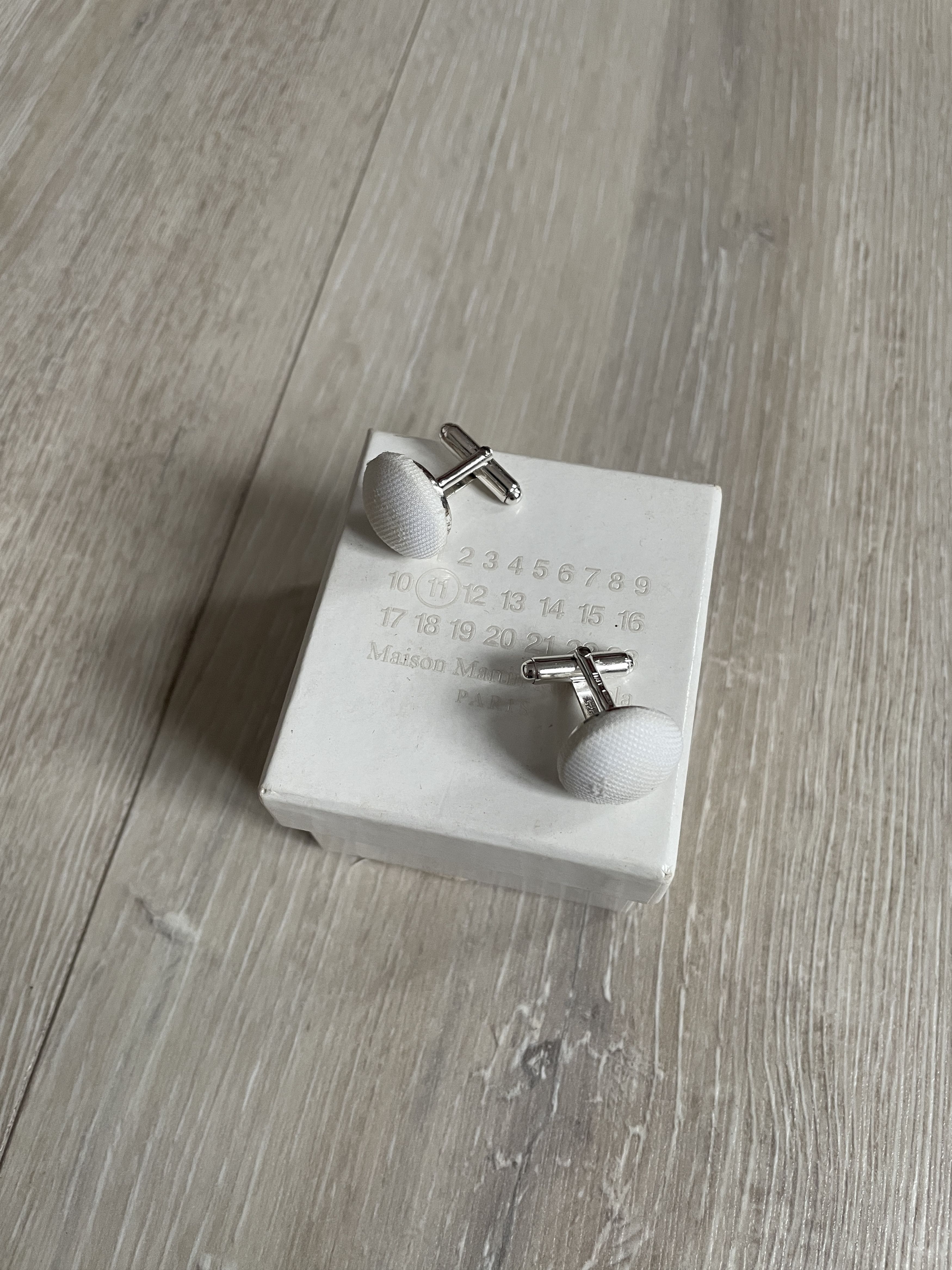 Maison Margiela Martin Margiela AW08 silver cuff links Size ONE SIZE - 6 Thumbnail
