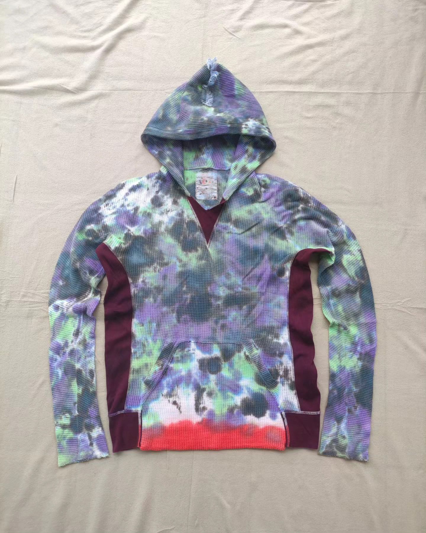 image of Avant Garde x Vintage Rebirth To Tabura Rasa Crazy Acid Hoodie Made In Japan, Men's (Size Medium)